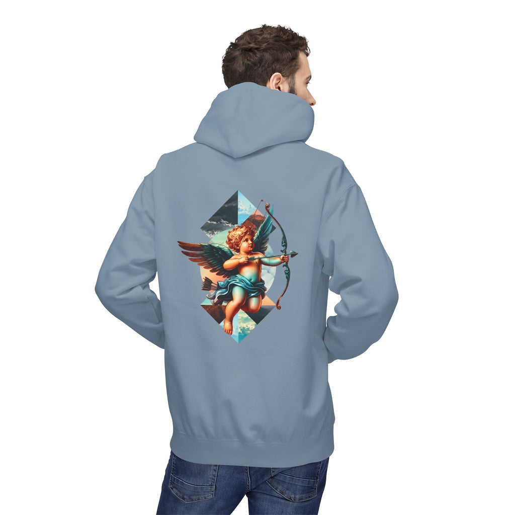 Cupid's Bow Blue + Arrow - Love, Infiniti Hoodie