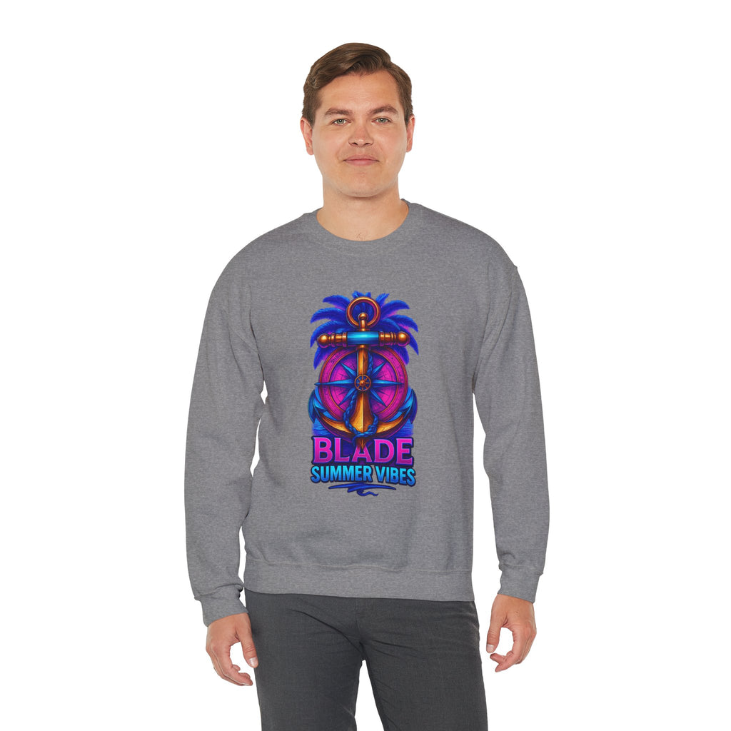 Anchor Compass Unisex Crewneck Sweater