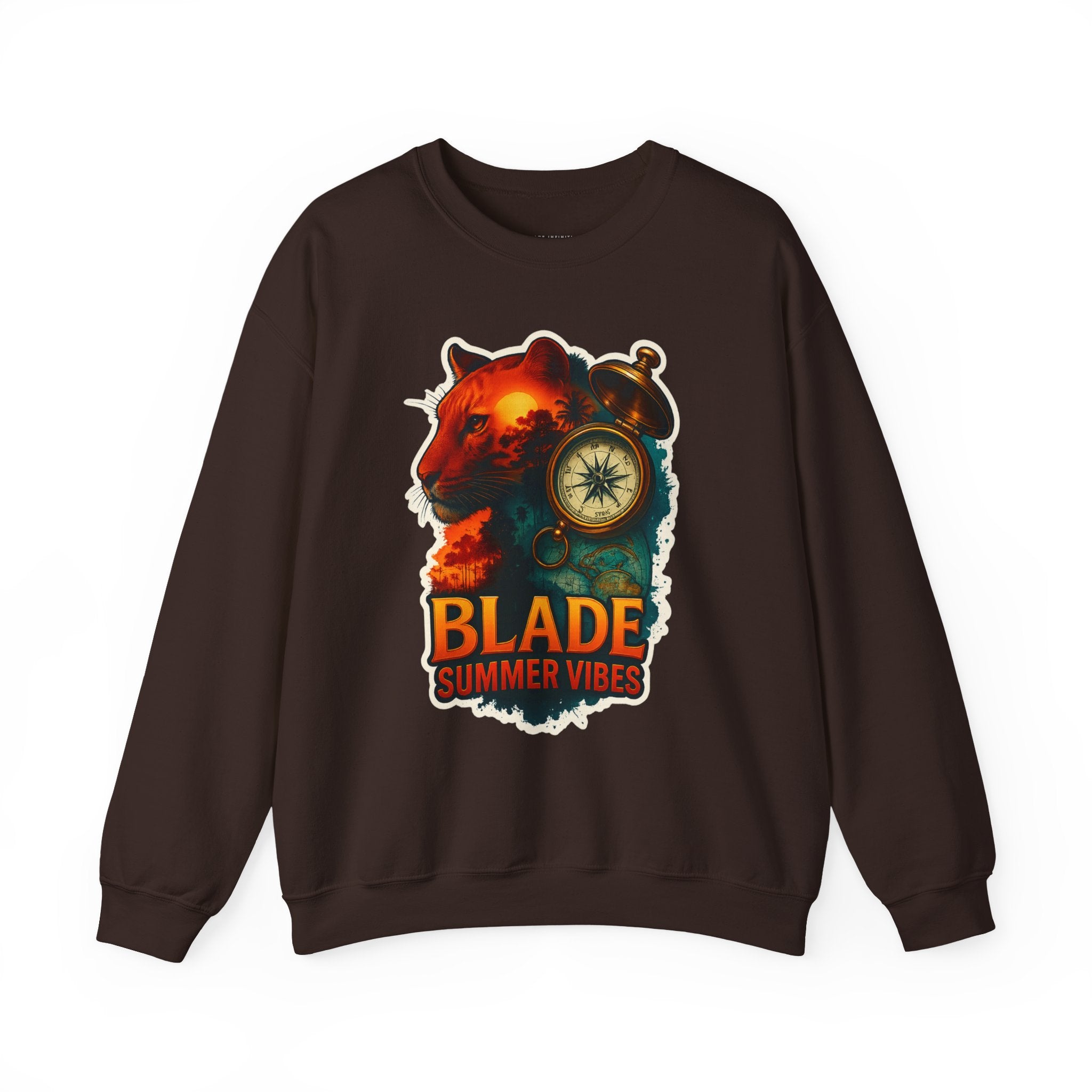 Primal Palms V2 Lion Unisex Crewneck Sweater