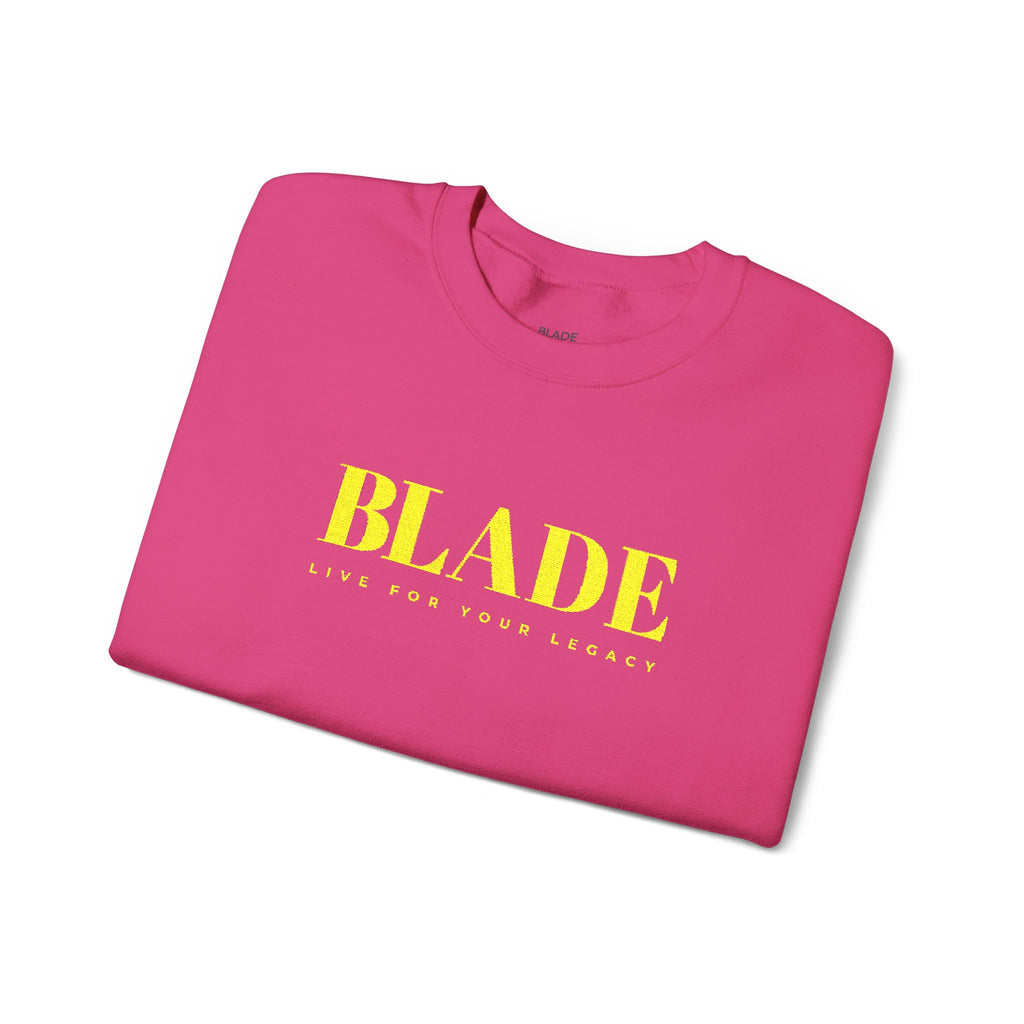 Embroidered Blade Legacy Crewneck Sweater
