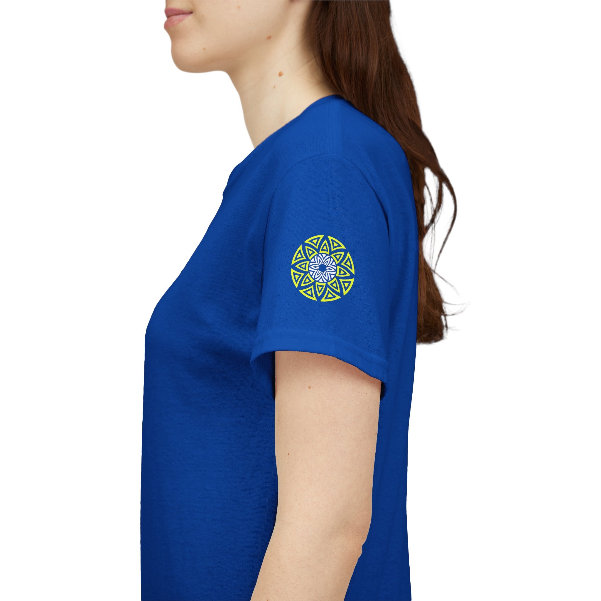 Geometric Odyssey Version 3 Neon Green T-Shirt