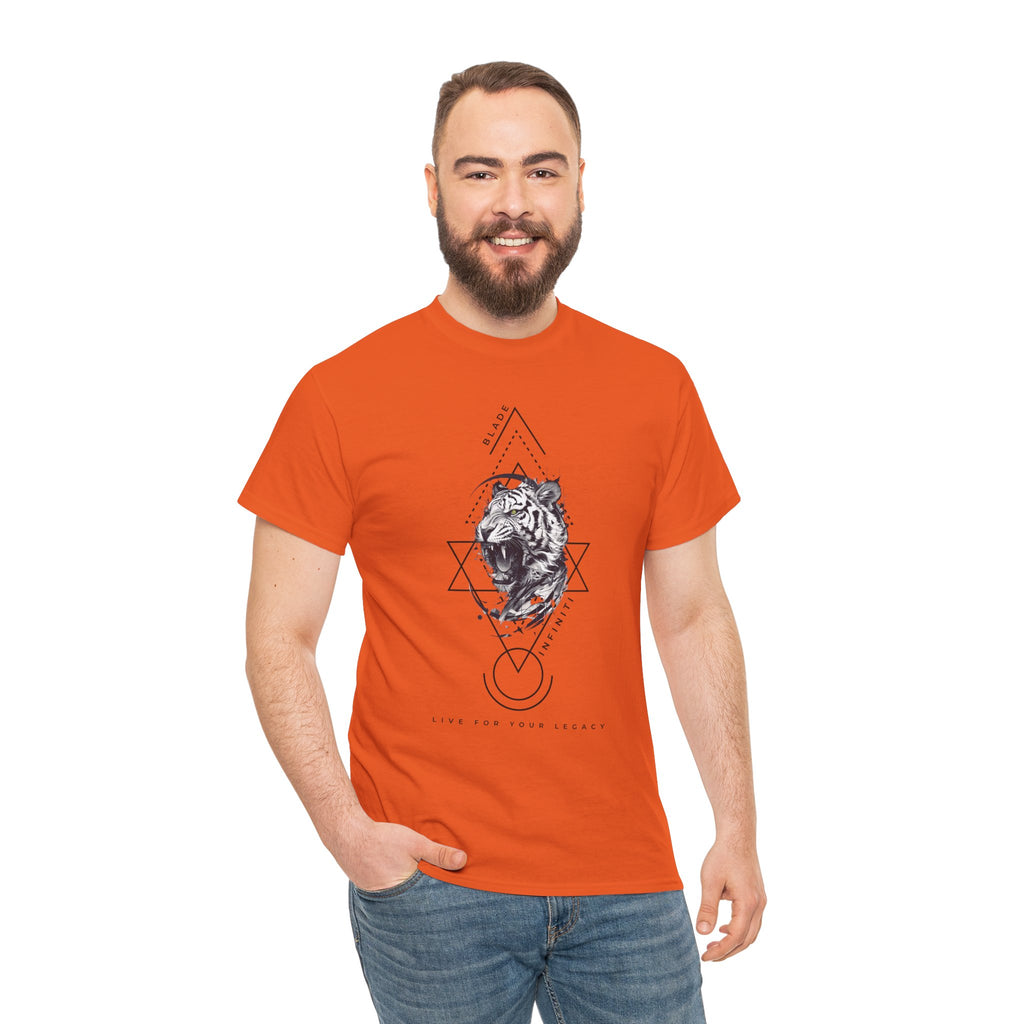 Geometric King Black TX Tiger T-Shirt