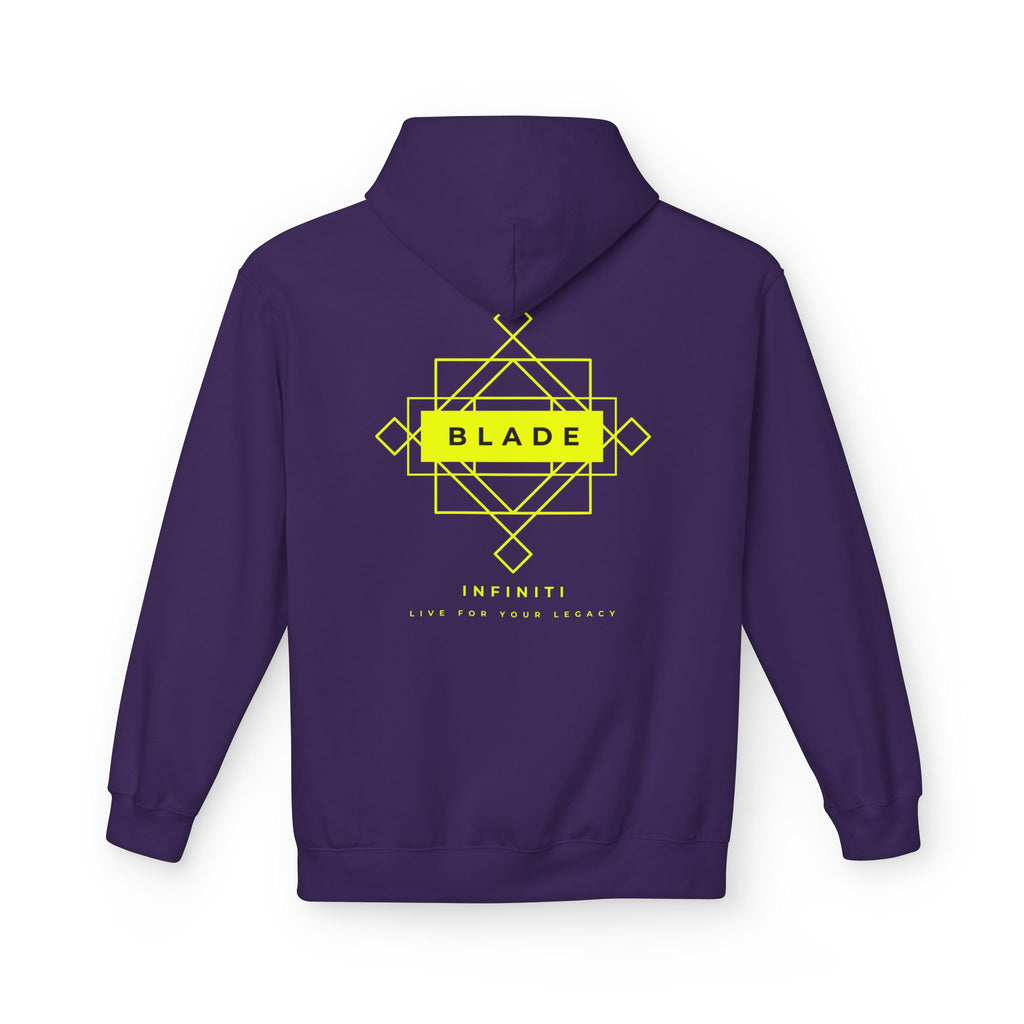 Geometric Infiniti Neon Green Hoodie