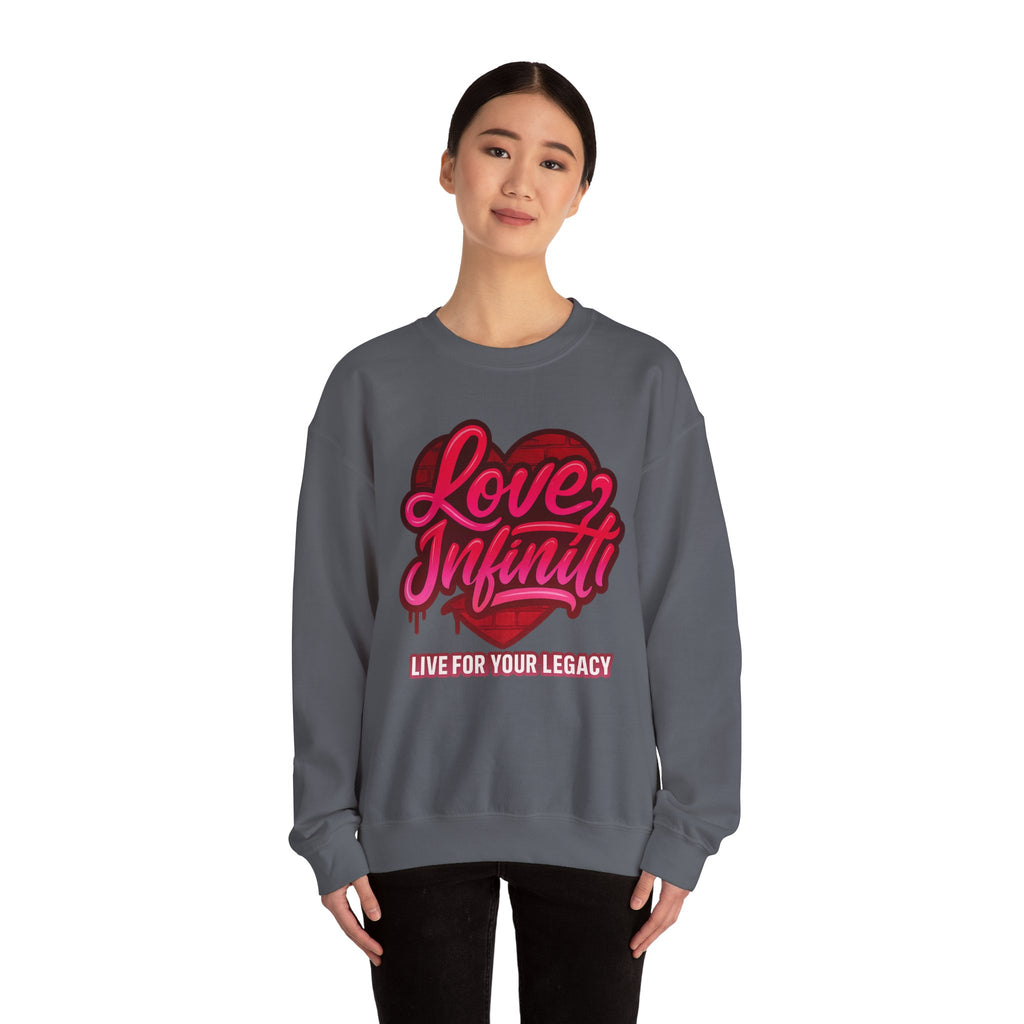 Love, Infiniti Street Vibes Unisex Crewneck Sweater