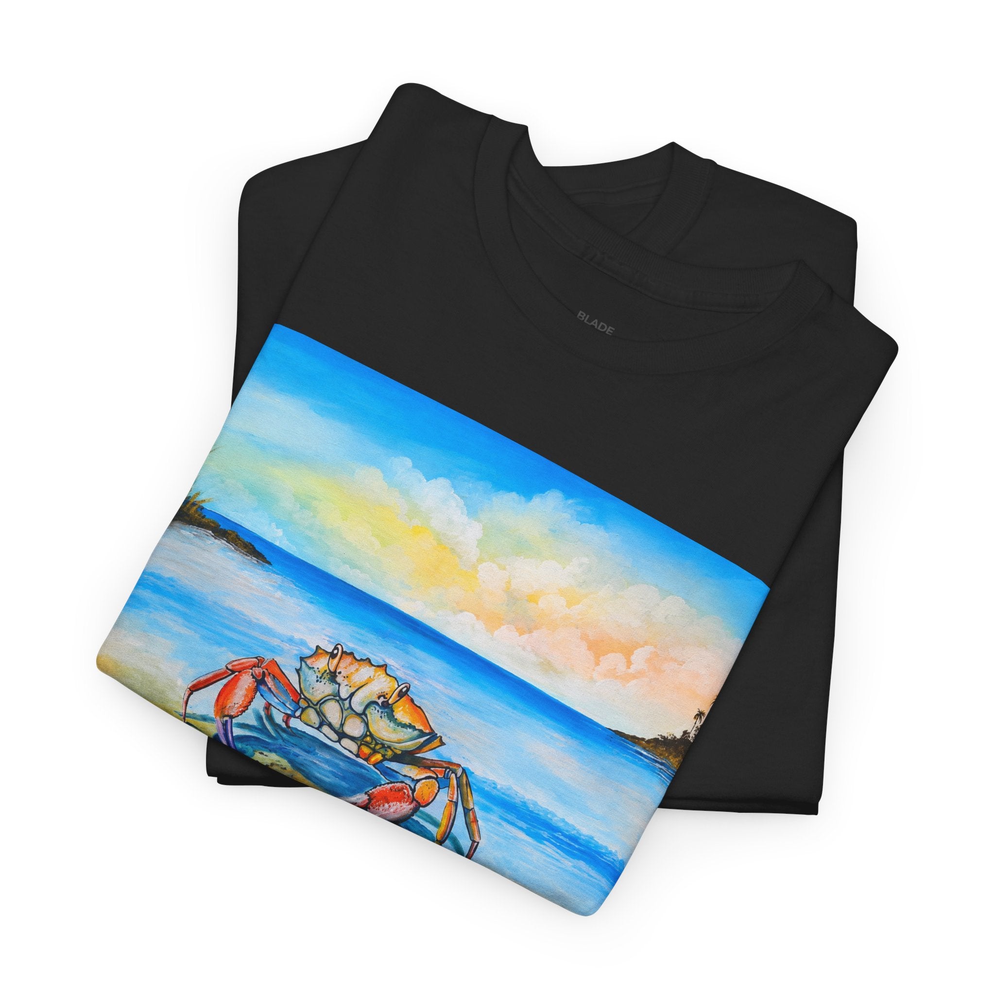 Coastal Crab Beach Sunset T-Shirt