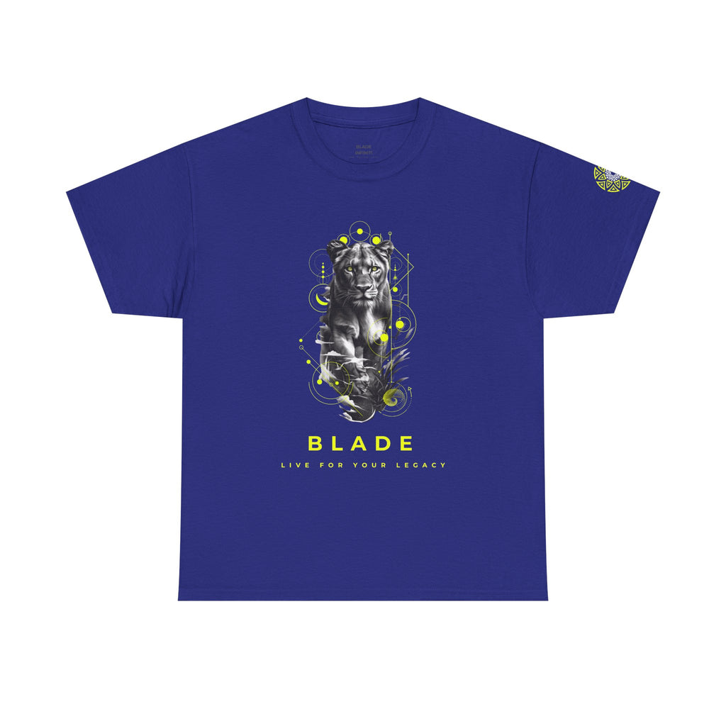 Geometric Reign Neon Green TX Panther T-Shirt