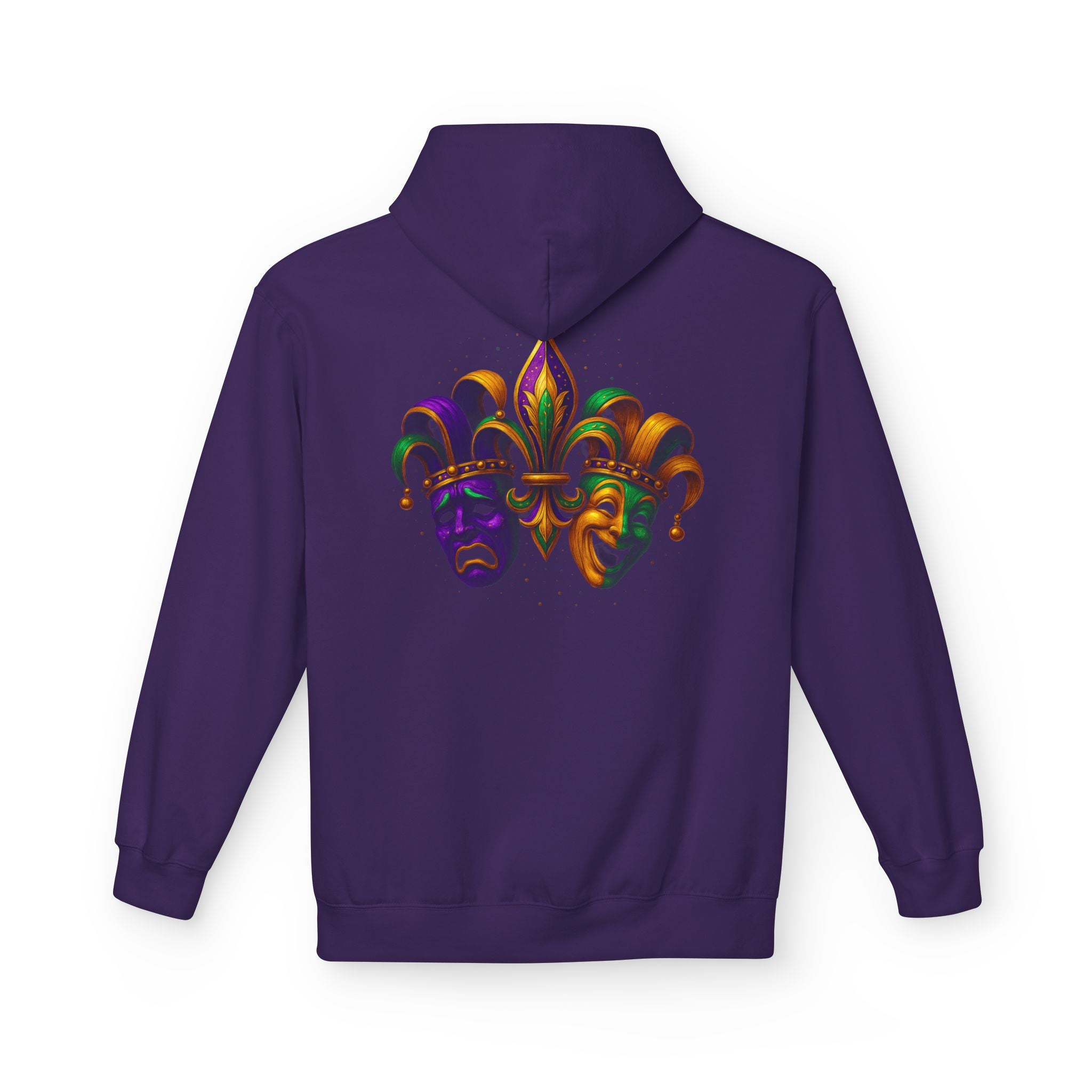 Mardi Gras Mask/Faces Hoodie