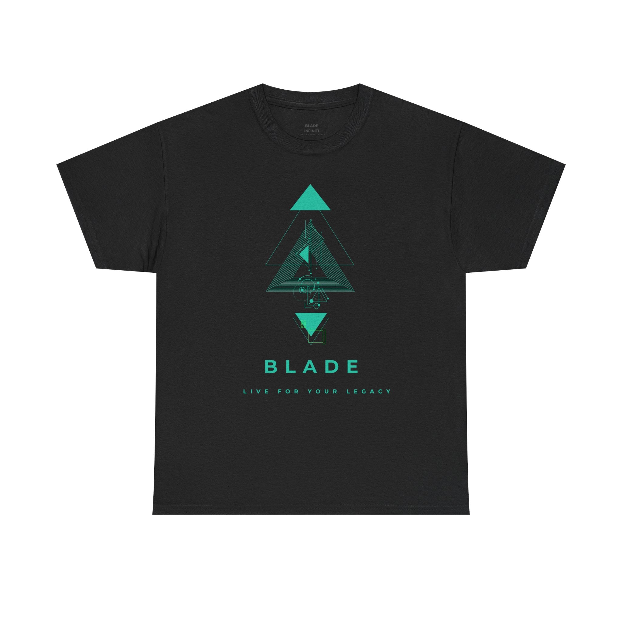 Geometric Odyssey Version 3 Teal/Green T-Shirt