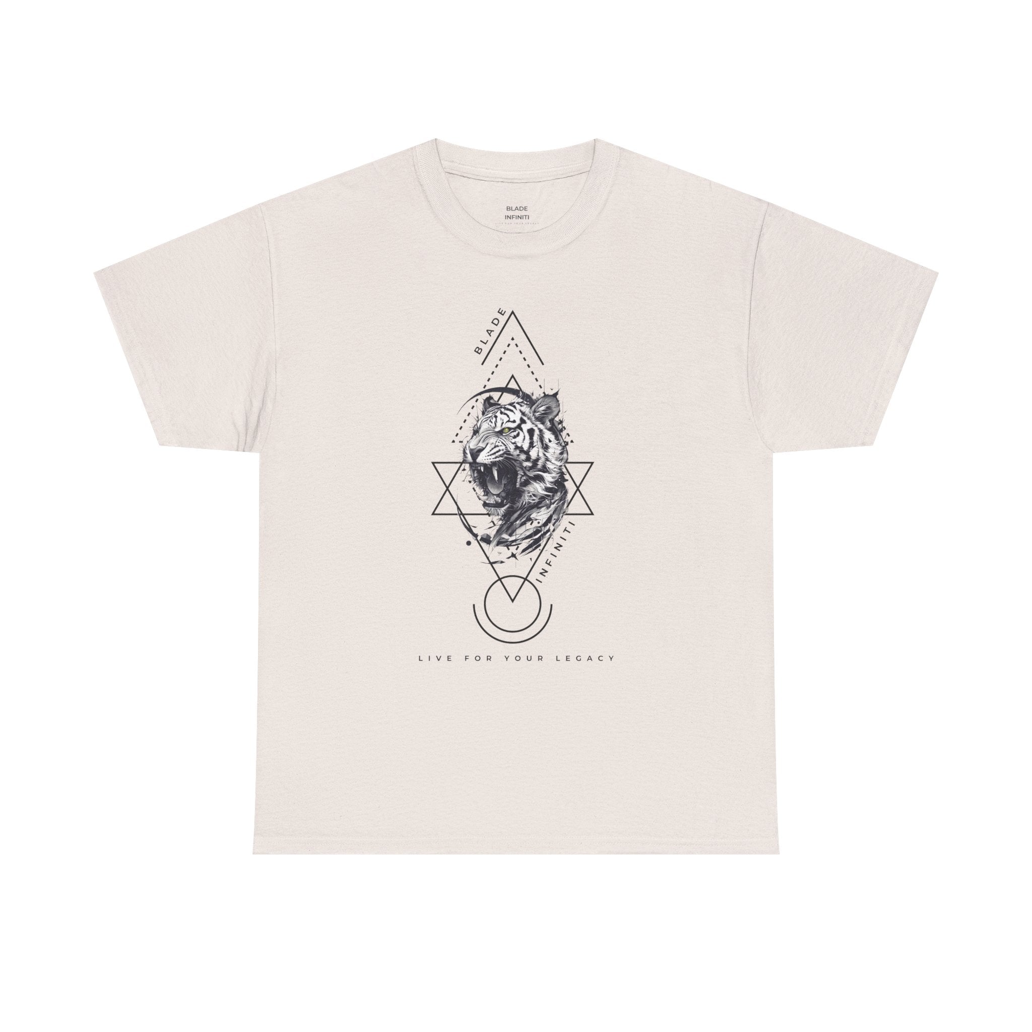 Geometric King Black TX Tiger T-Shirt