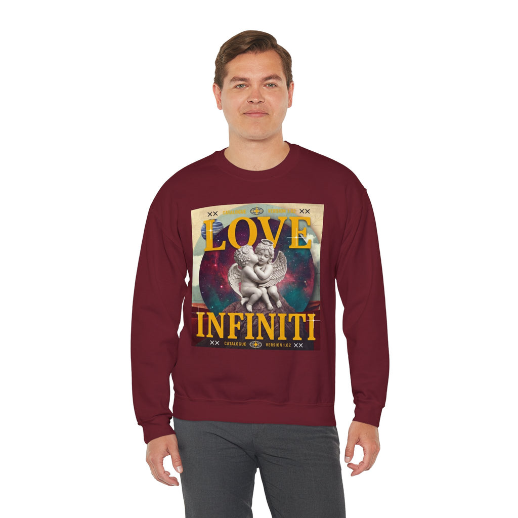Celestial Love, Infiniti Unisex Crewneck Sweater