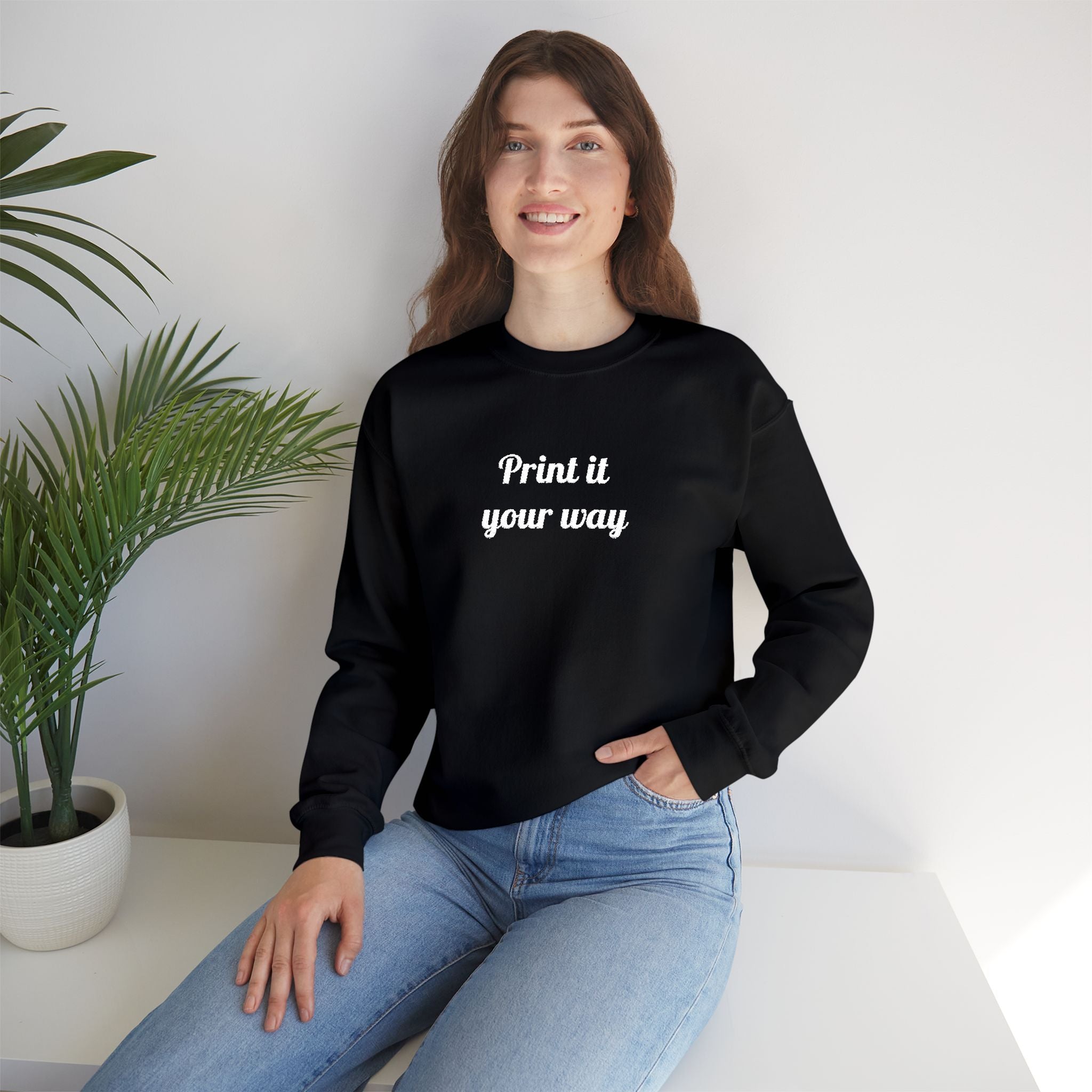Embroidery Personalization - Unisex Crewneck Sweater (Make It Yours)