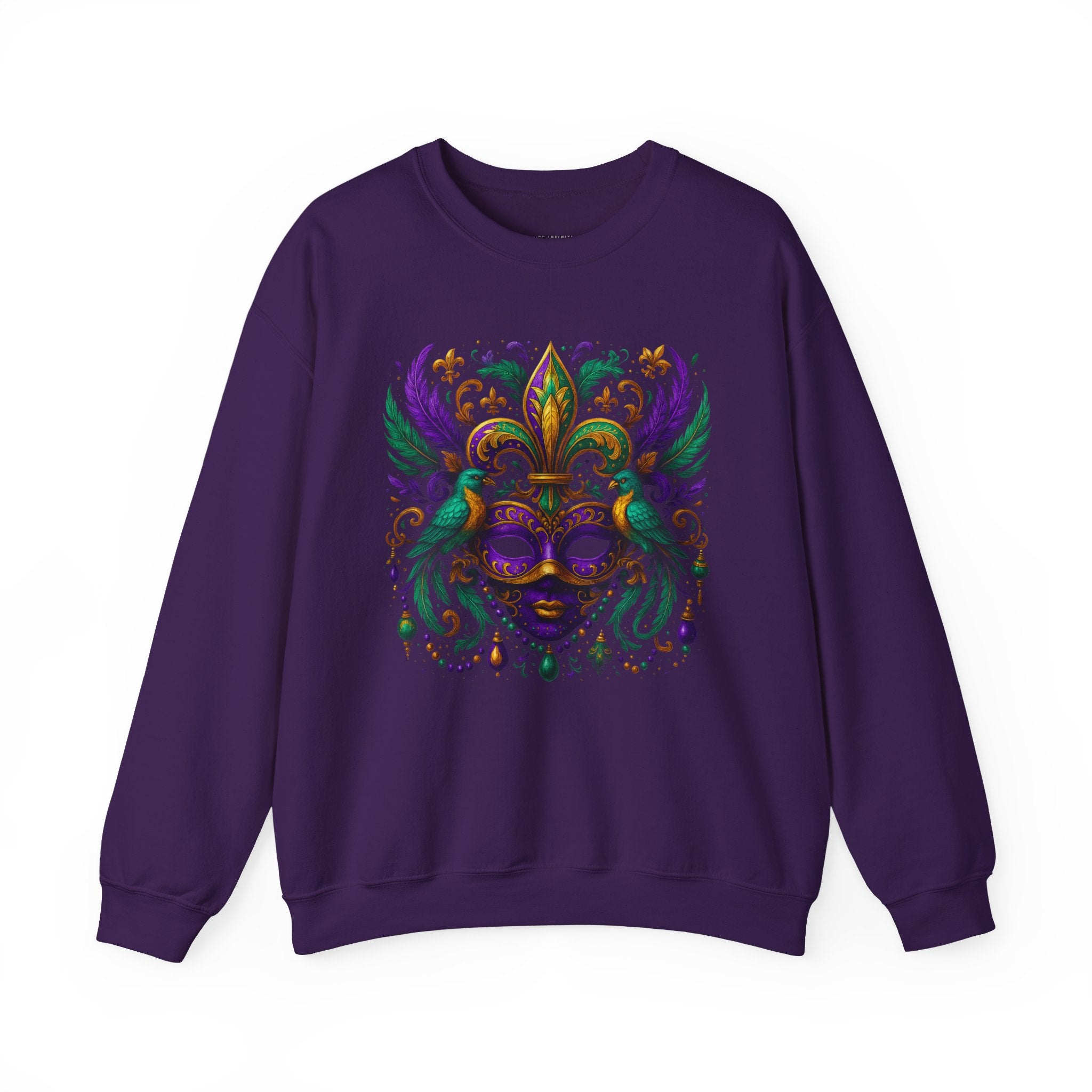 Mardi Gras Mask Unisex Crewneck Sweater