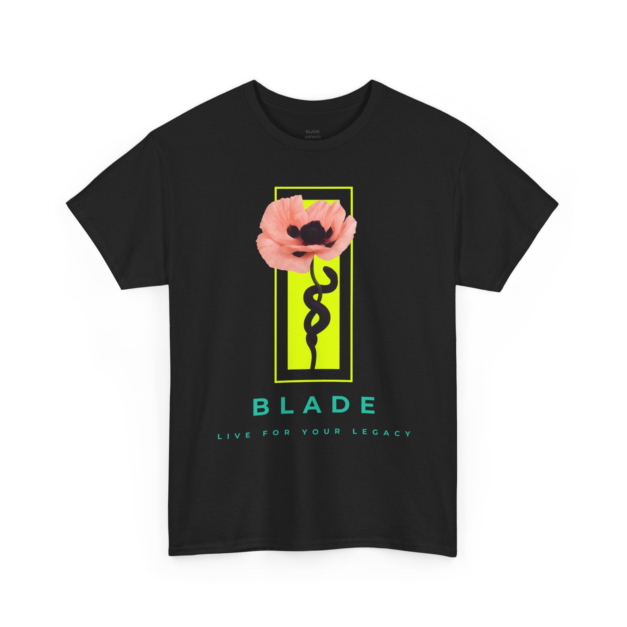 Venom Blossom Pink/Indigo/Neon Green Floral T-Shirt