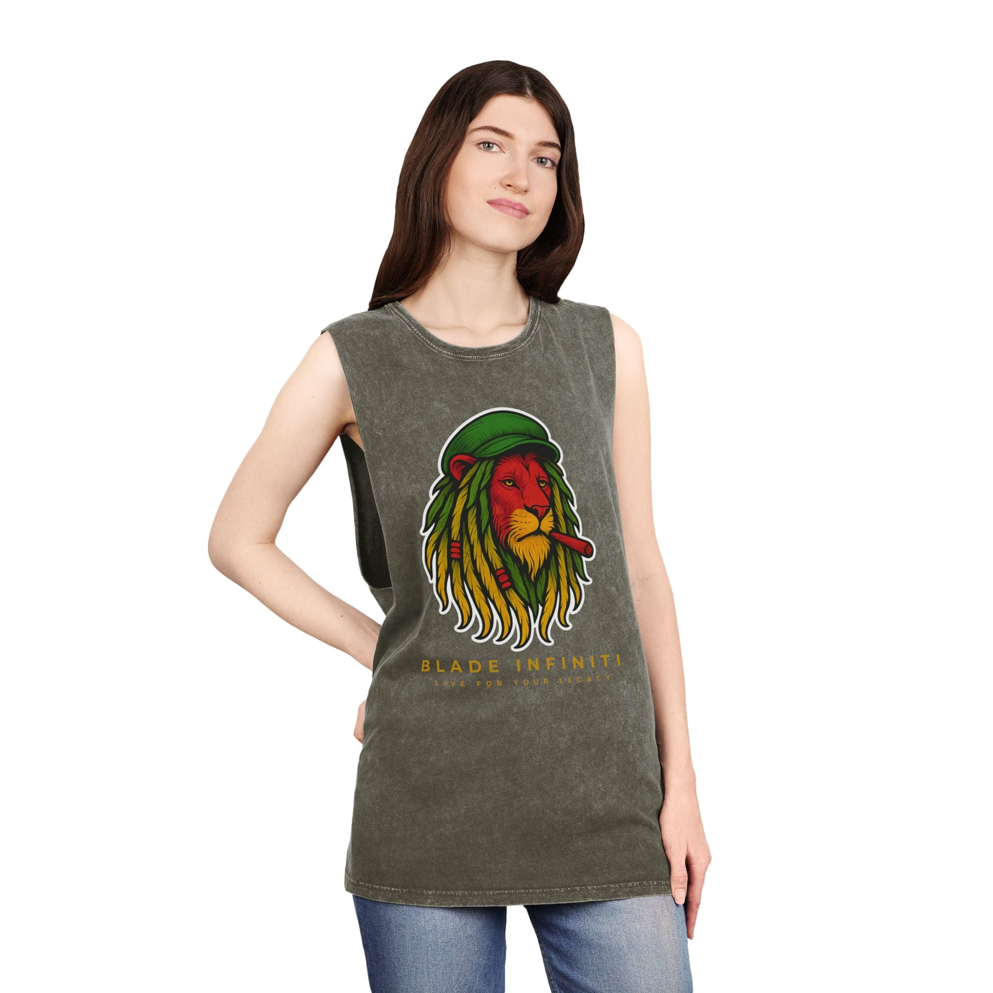 Rasta Lion V3 Tank Top