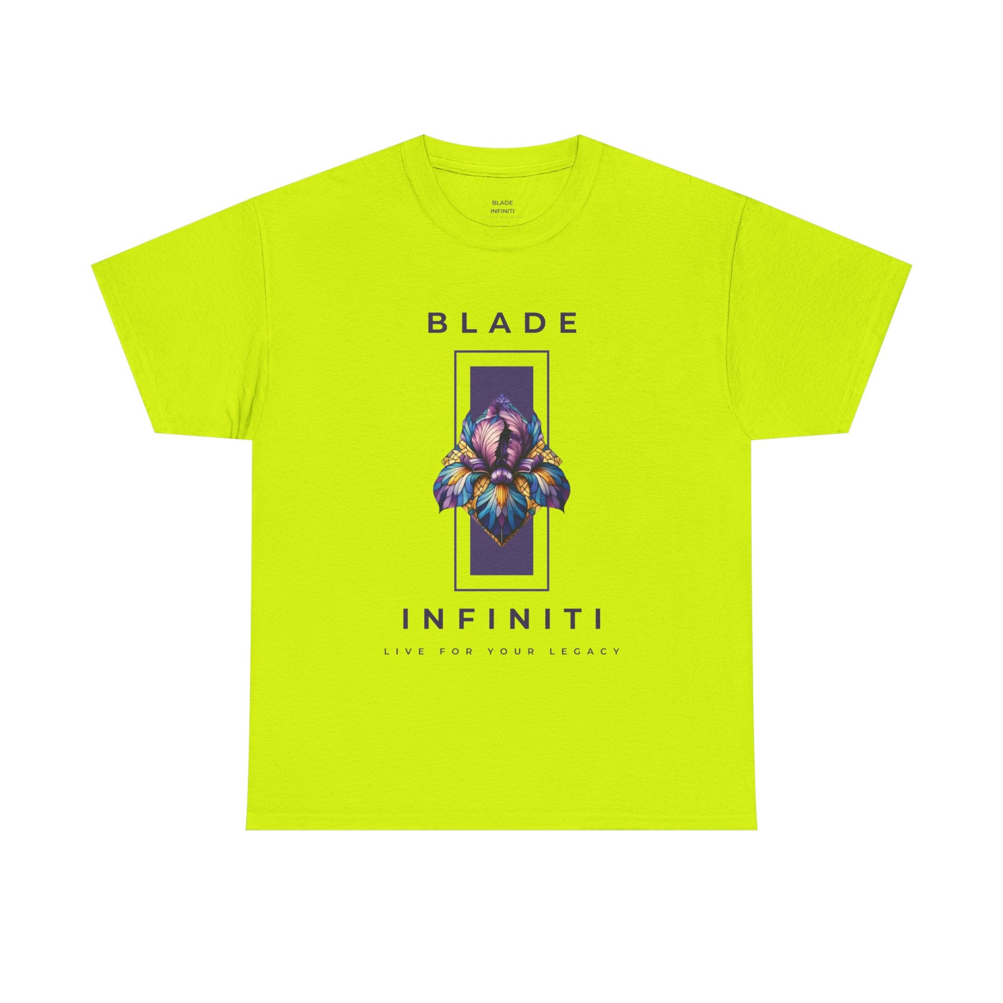Essence of Infiniti Purple/Yellow/Teal Floral T-Shirt