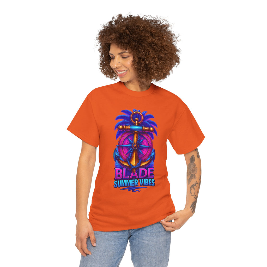 Anchor Compass Multi Blue/Pink T-Shirt