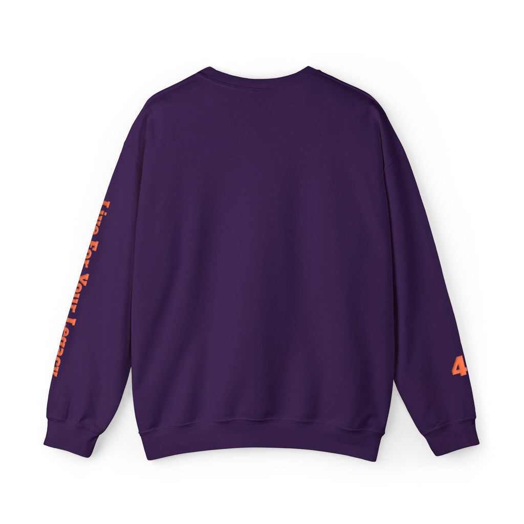 Blade Legacy Puff Stencil Orange Crewneck Sweater