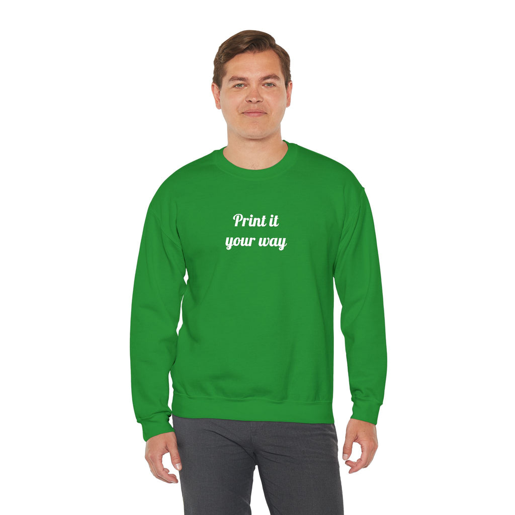 Embroidery Personalization - Unisex Crewneck Sweater (Make It Yours)