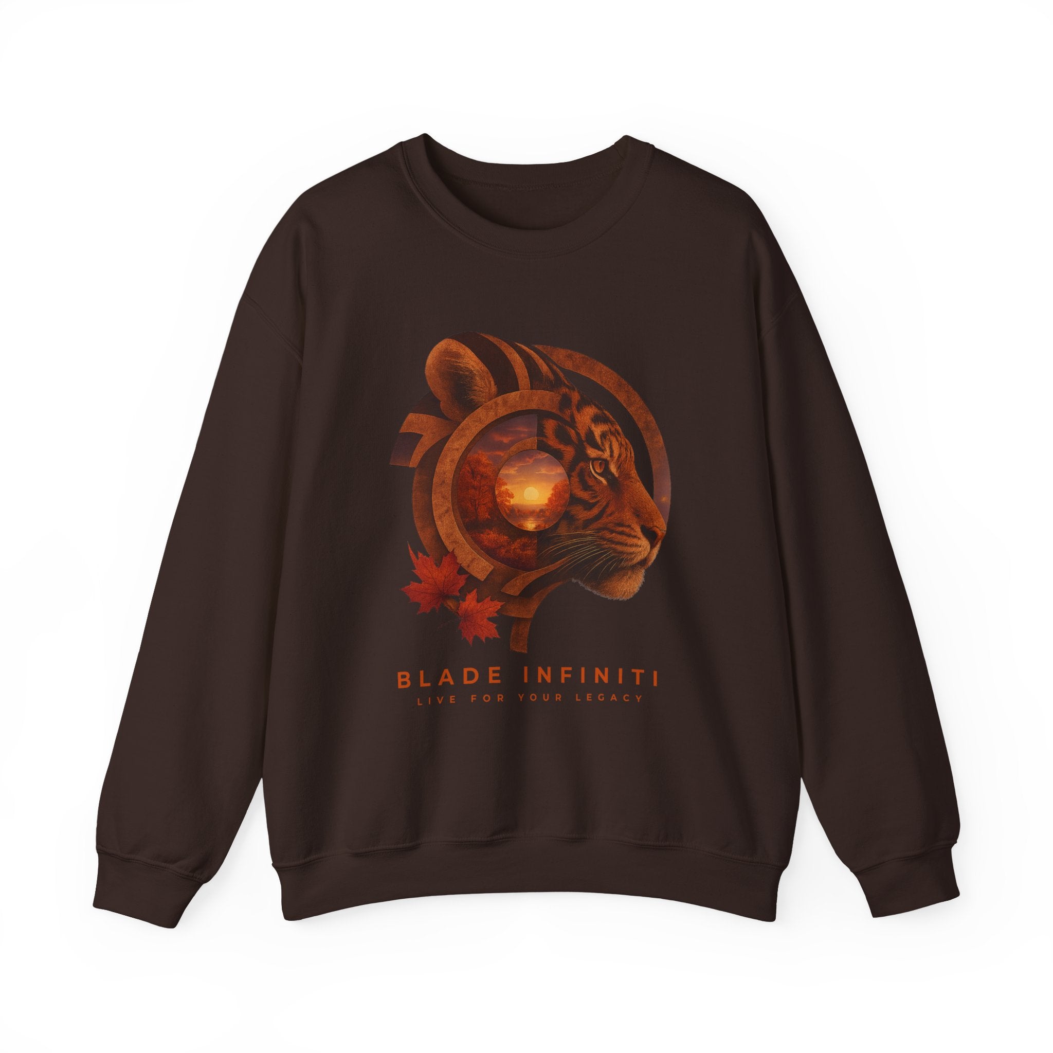 Fall Tiger V2 Unisex Crewneck Sweater