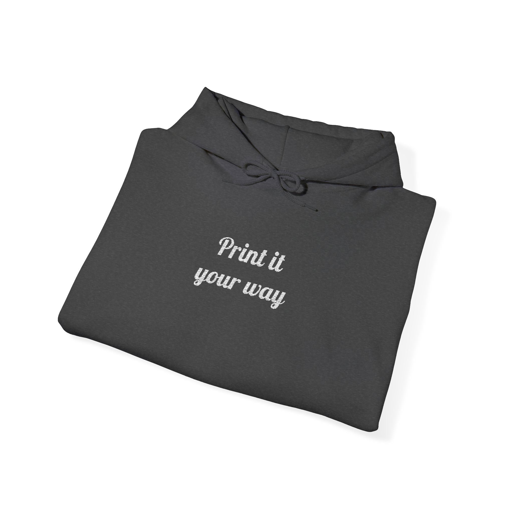 Custom Embroidered Unisex Hoodie – Ethically Sourced Cotton Blend