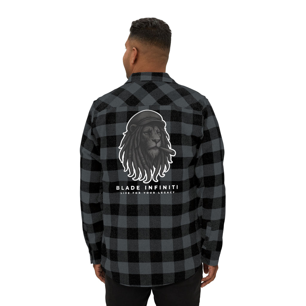 Rasta Lion Version 2 Flannel Shirt