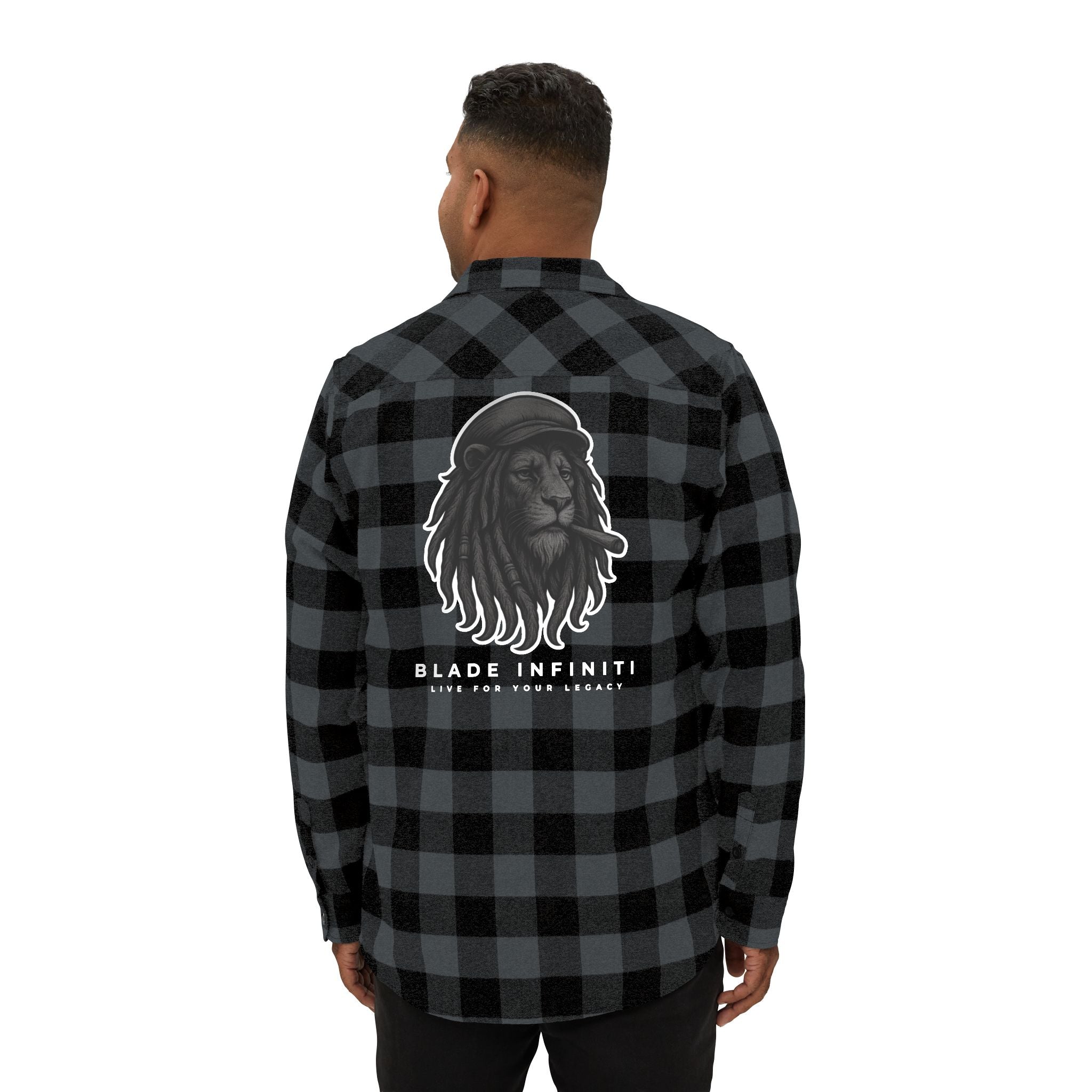 Rasta Lion Version 2 Flannel Shirt