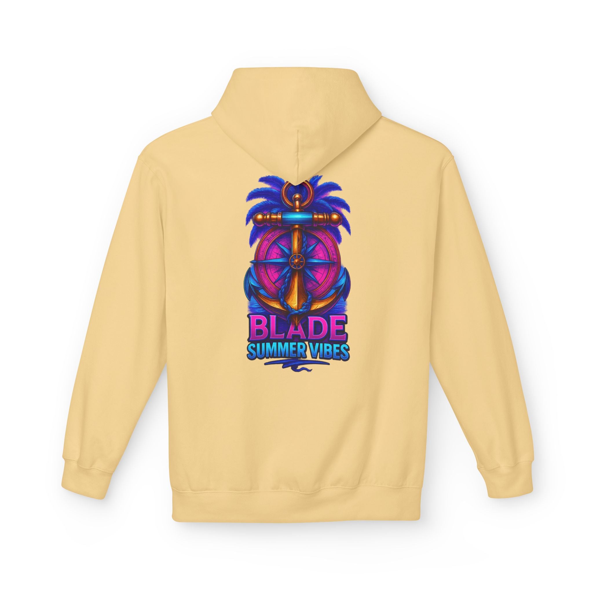 Anchor/Compass Pink/Blue Hoodie