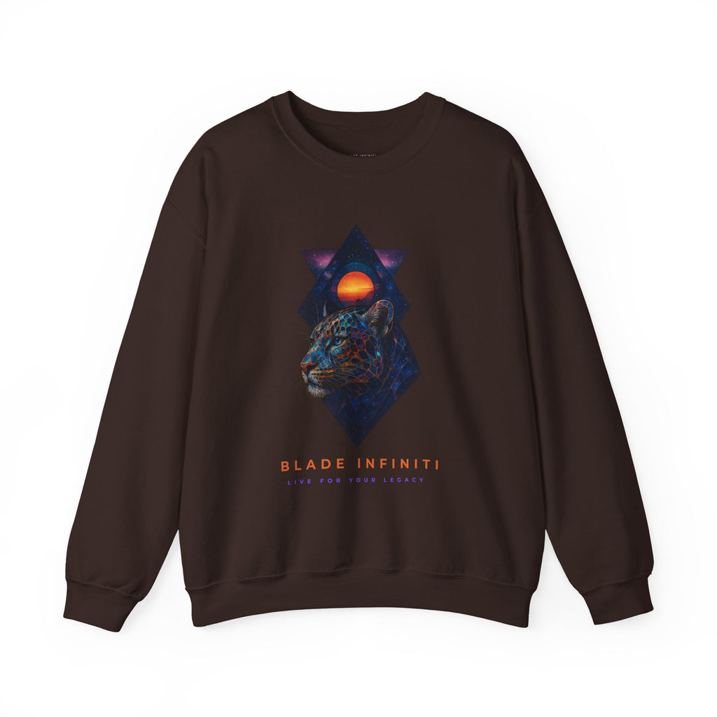 Mosaic Leopard Unisex Crewneck Sweater
