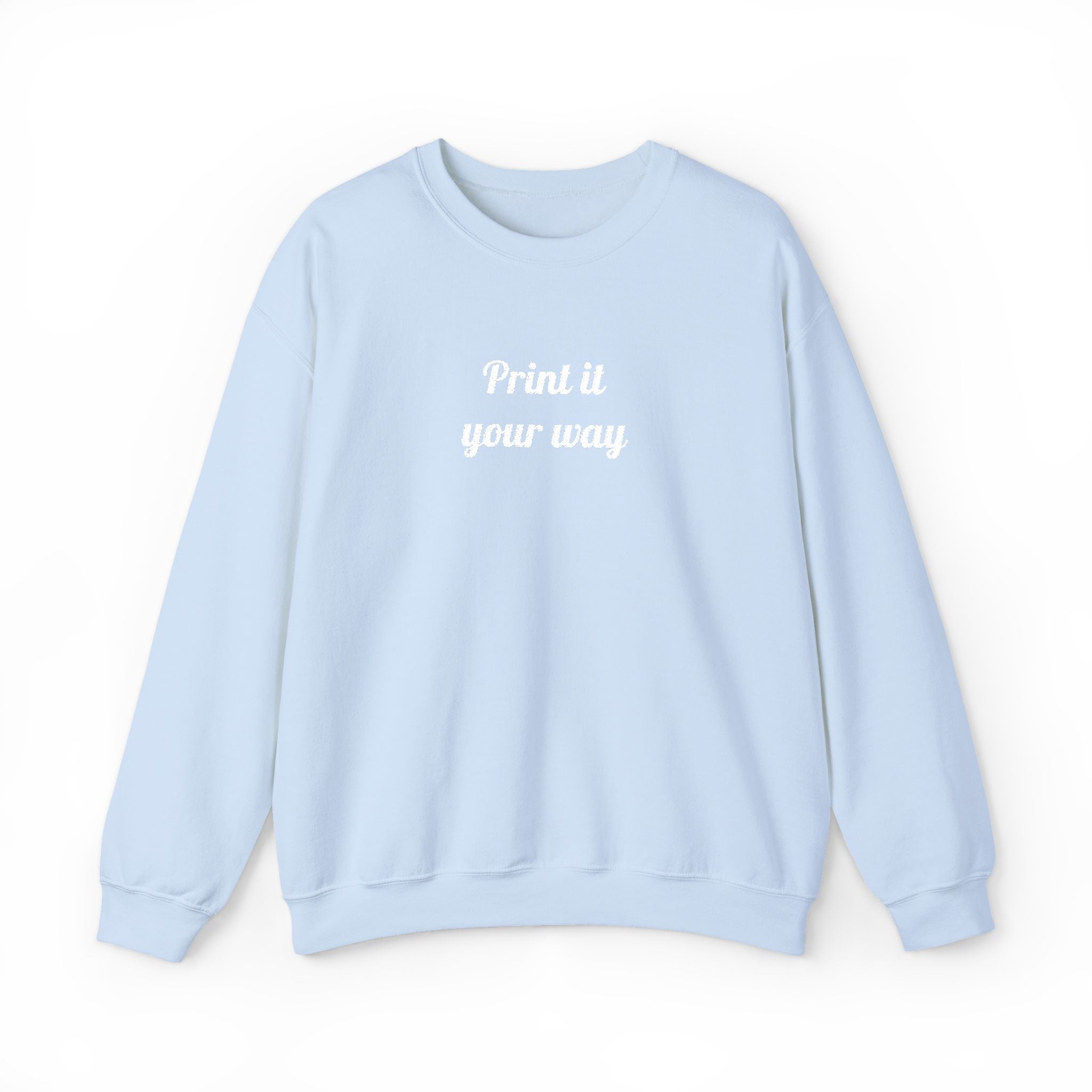 Embroidery Personalization - Unisex Crewneck Sweater (Make It Yours)