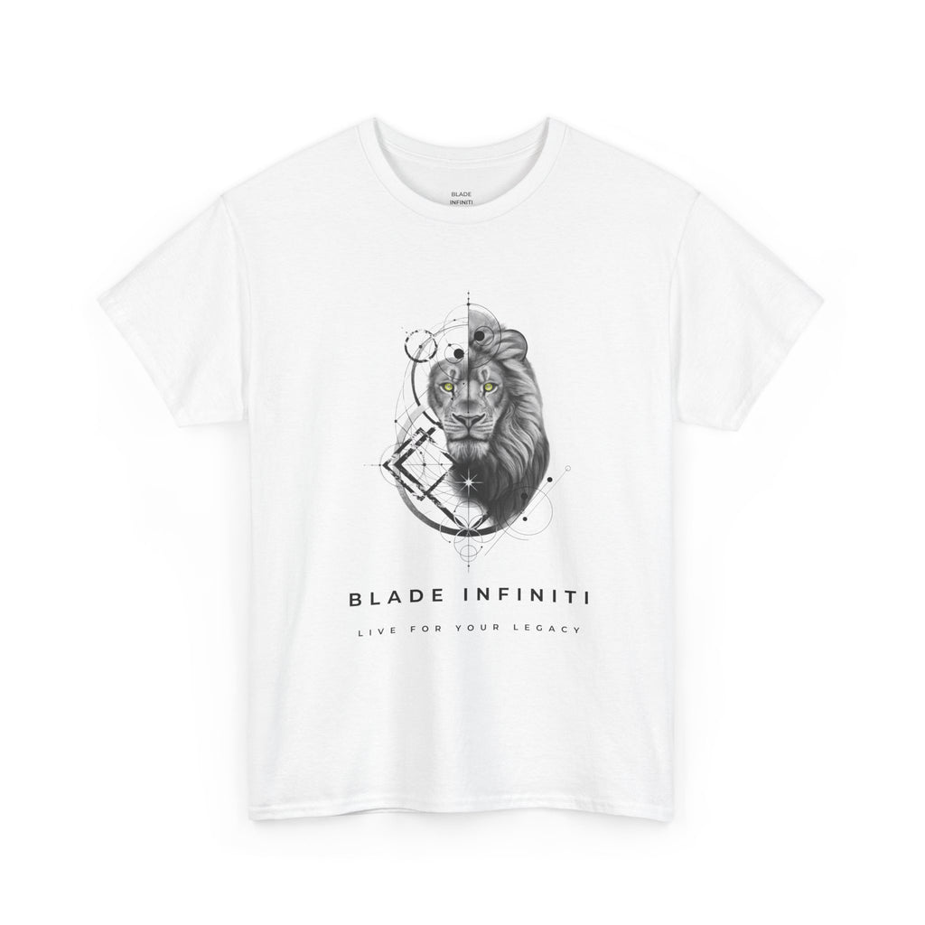 Geometric King Black Version 4 TX Lion T-Shirt