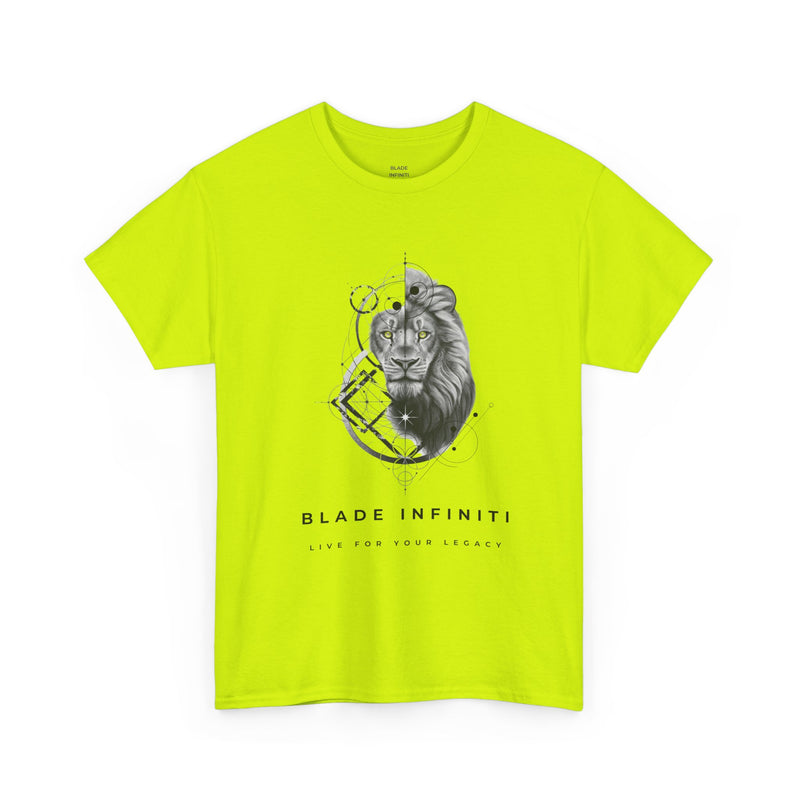 Geometric King Black Version 4 TX Lion T-Shirt