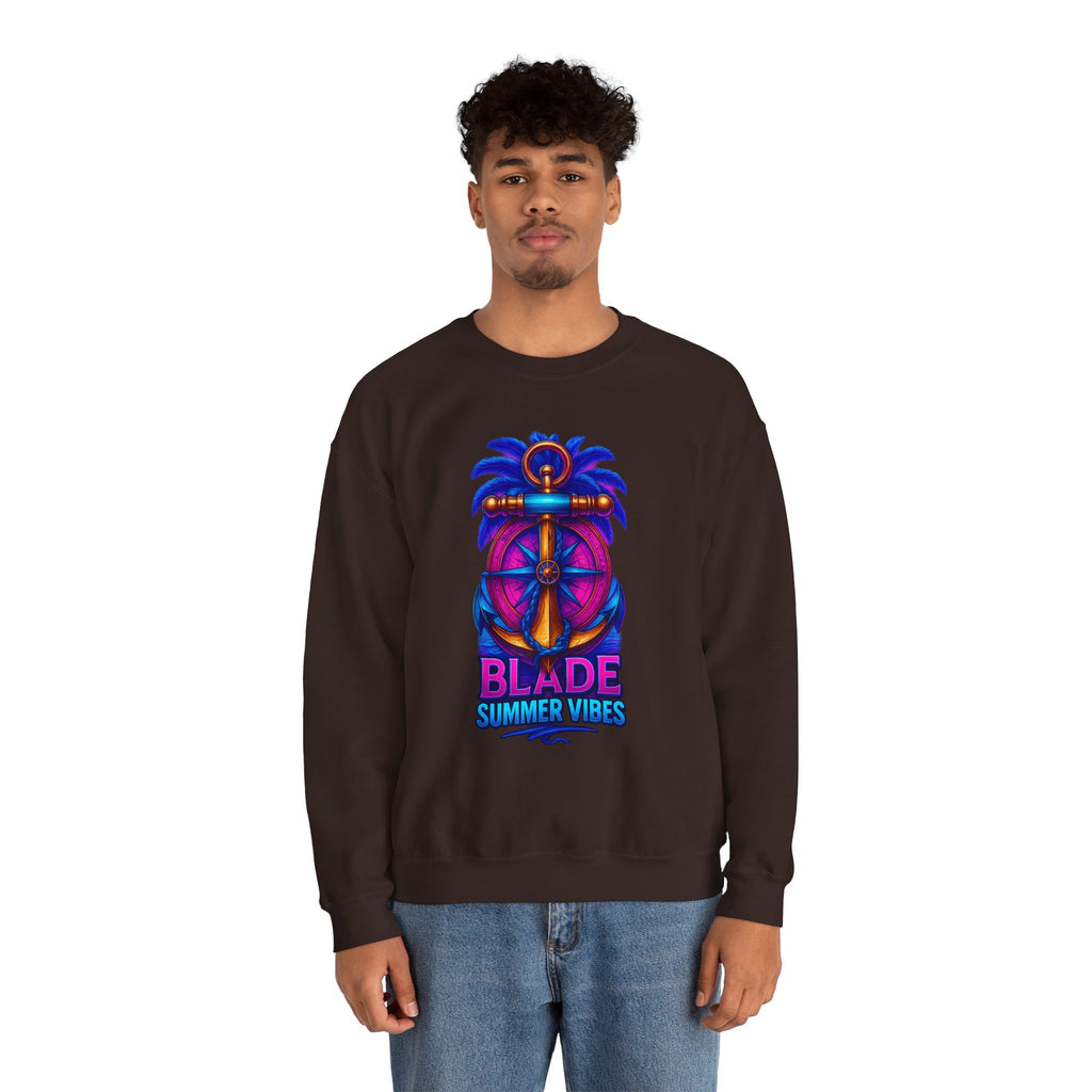 Anchor Compass Unisex Crewneck Sweater