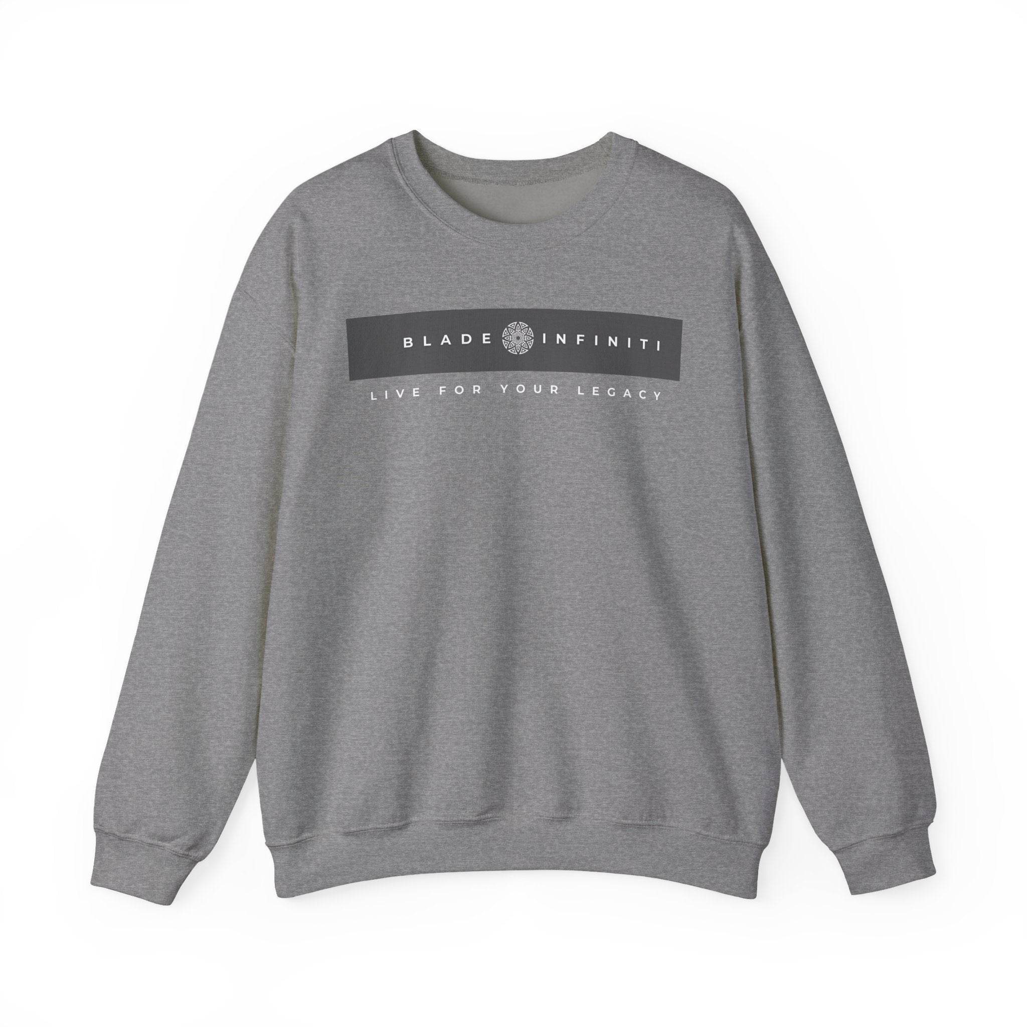 Ethereal Logo V4 Minimalistic Unisex Crewneck Sweater