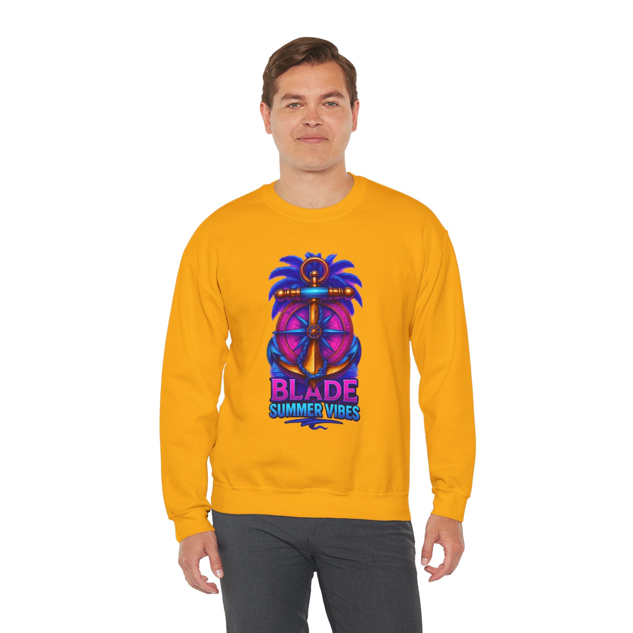 Anchor Compass Unisex Crewneck Sweater