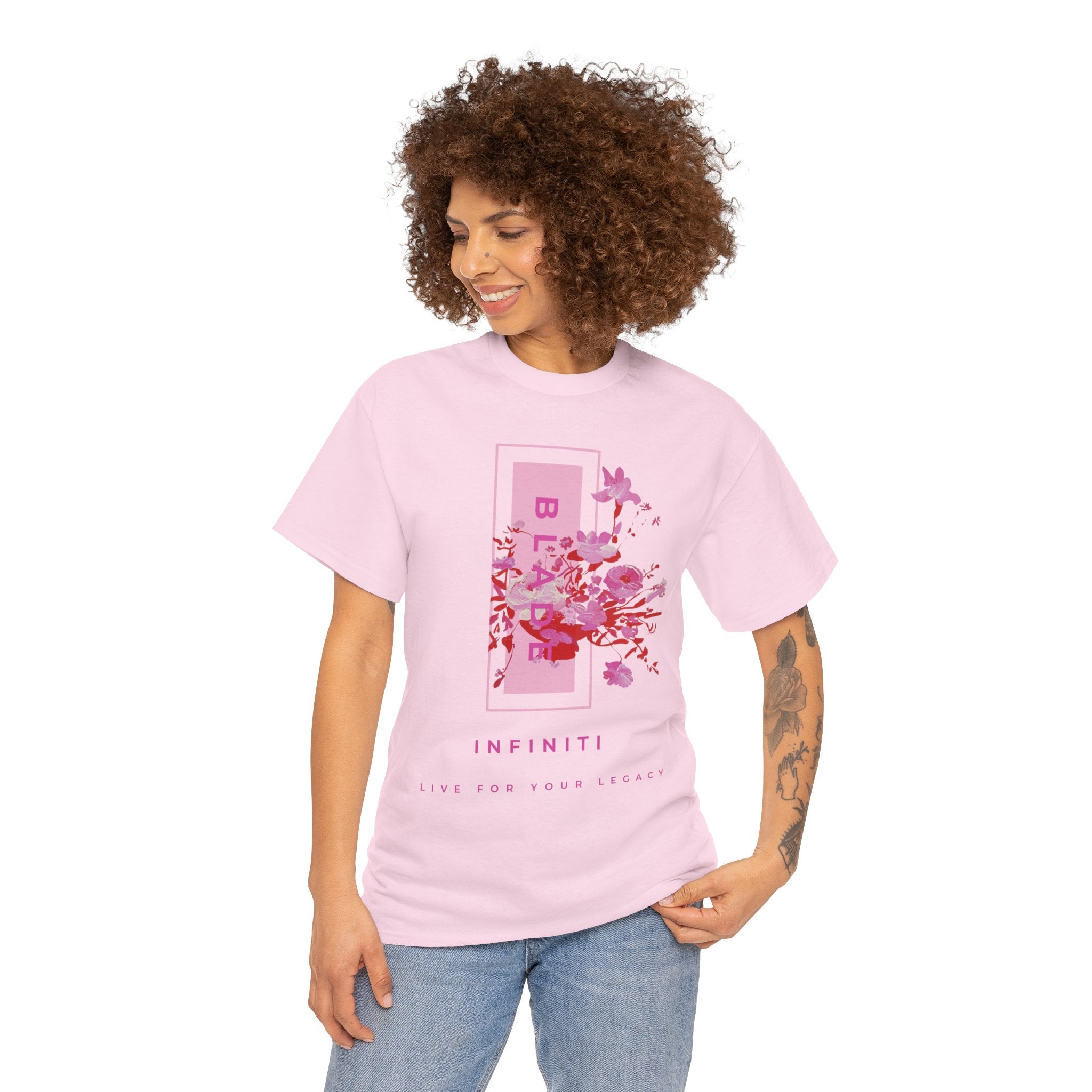 Bloom Bae Pink/Red Floral T-Shirt