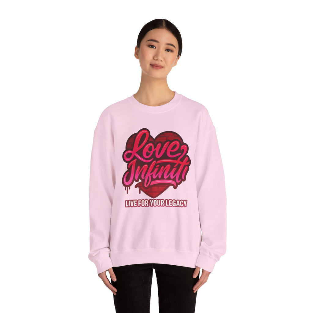 Love, Infiniti Street Vibes Unisex Crewneck Sweater