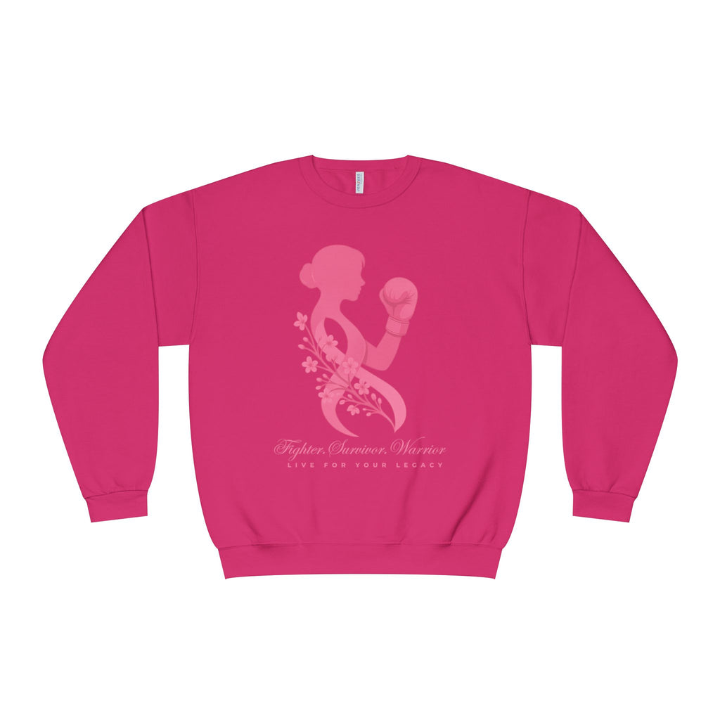 Fighter. Survivor. Warrior | Breast Cancer Sweatshirt/Sweater