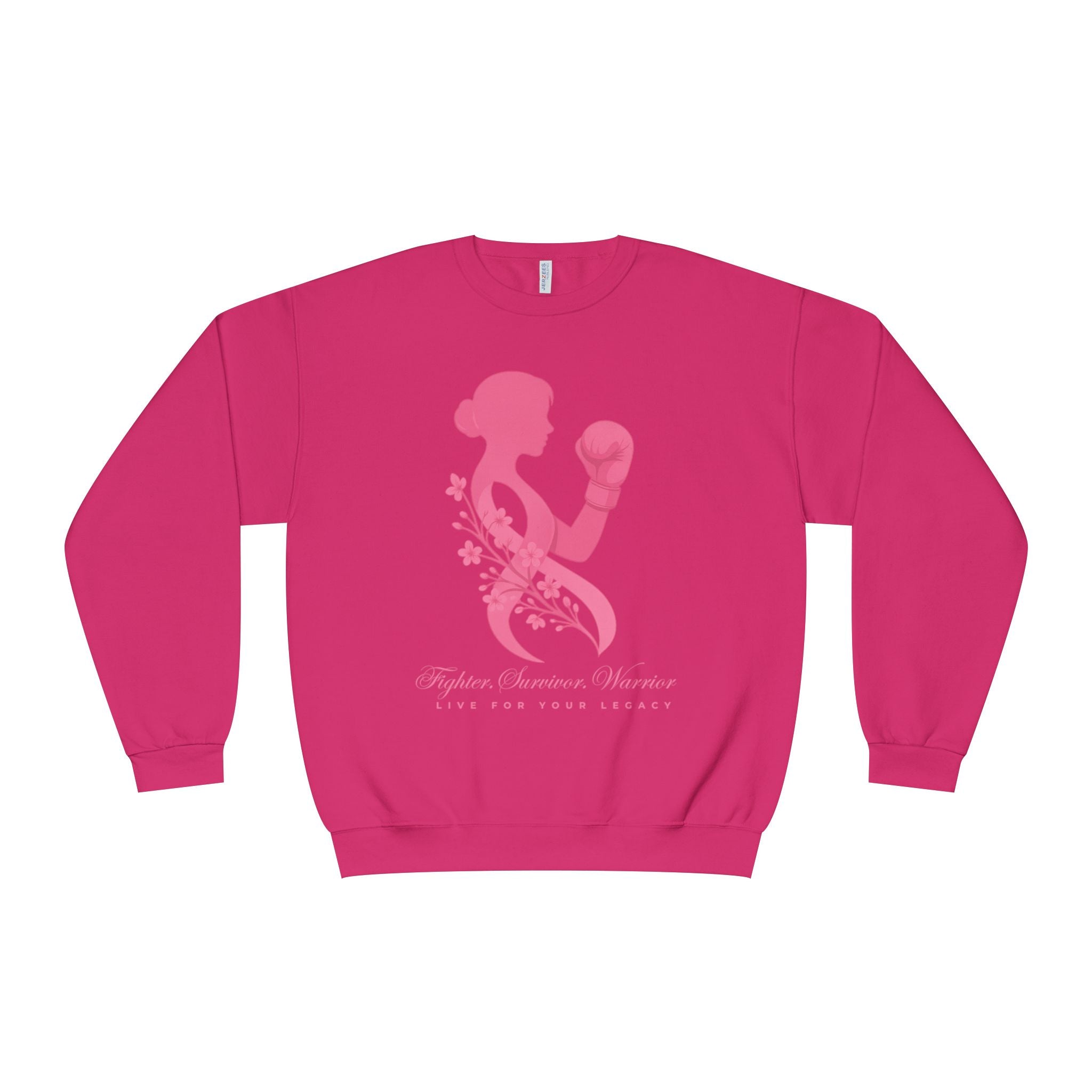 Fighter. Survivor. Warrior | Breast Cancer Sweatshirt/Sweater