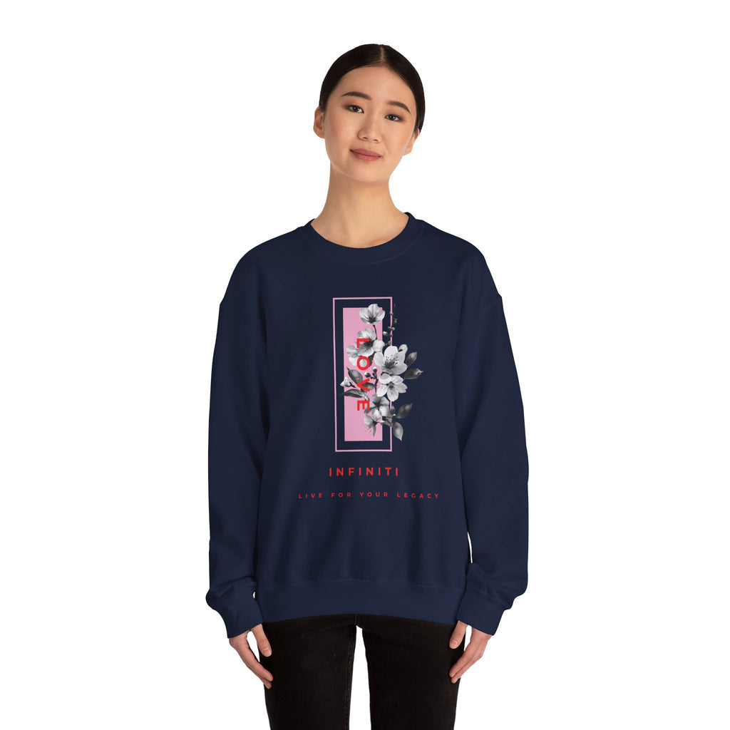 Bloom Bae Red Floral Love, Infiniti Sweater