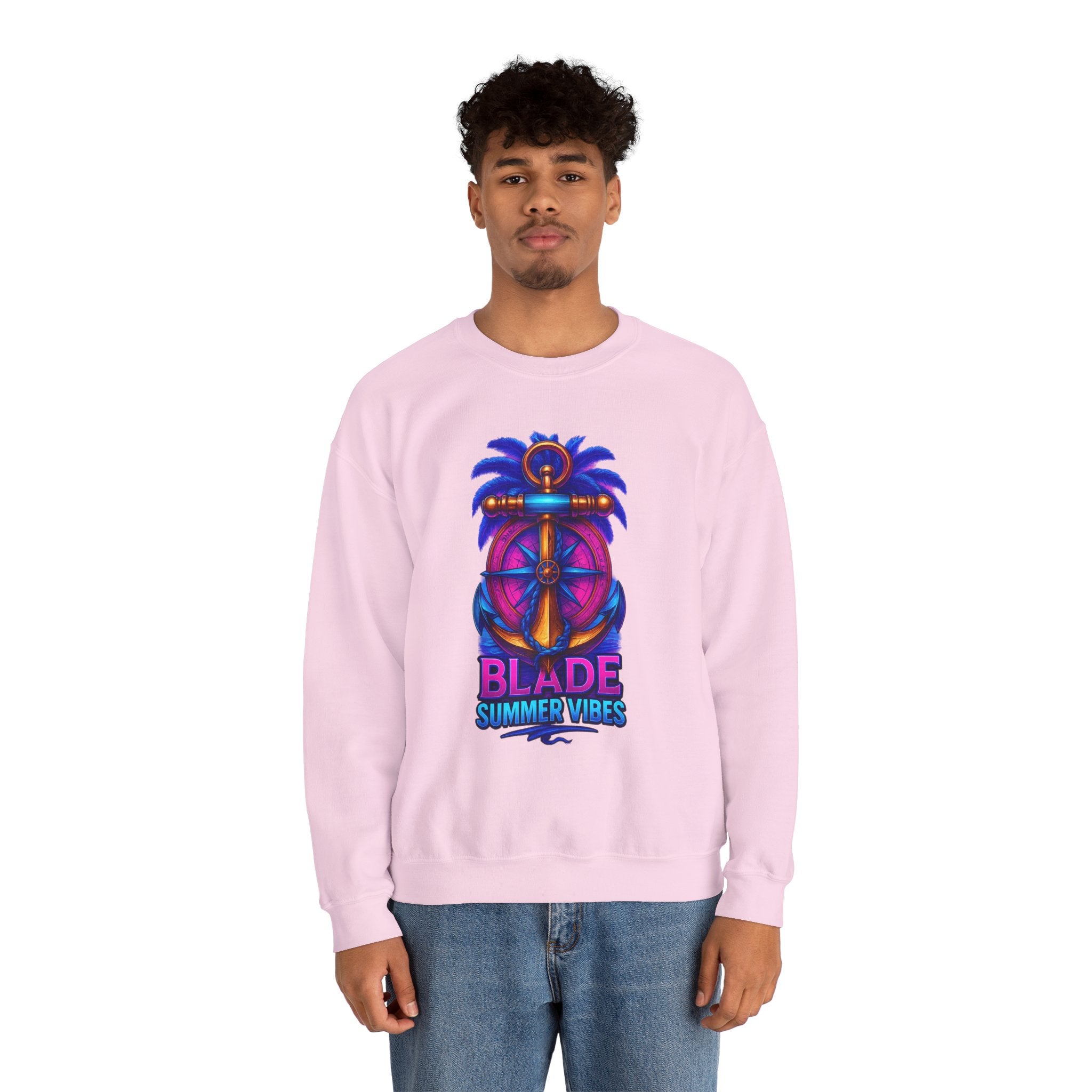 Anchor Compass Unisex Crewneck Sweater