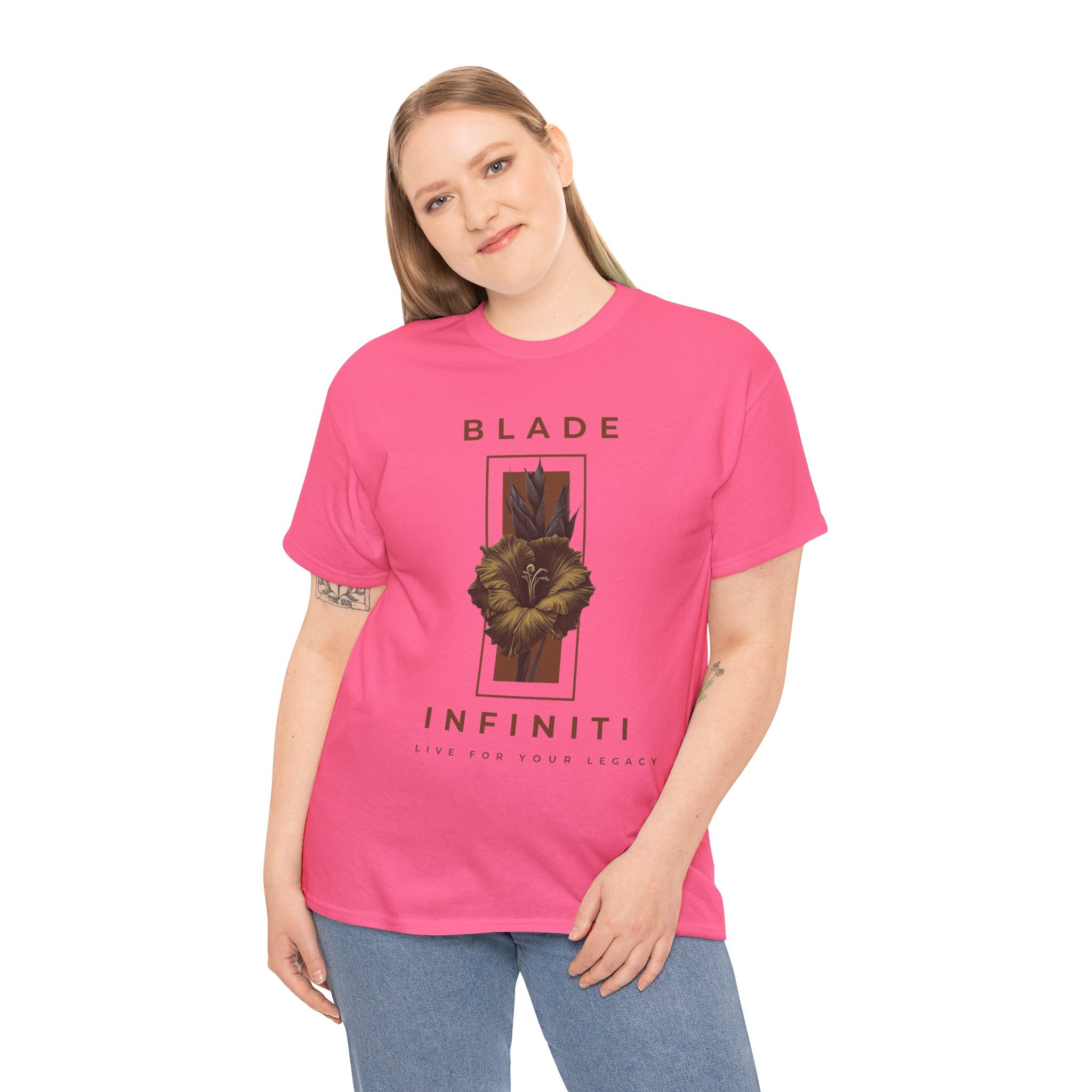 Essence of Infiniti Brown Floral T-Shirt