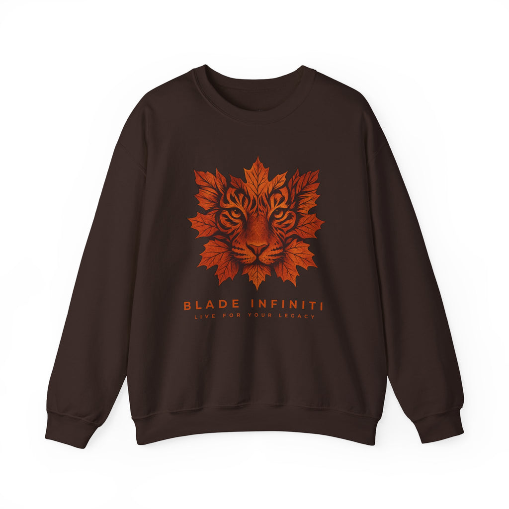 Fall Maple Tiger Unisex Crewneck Sweater
