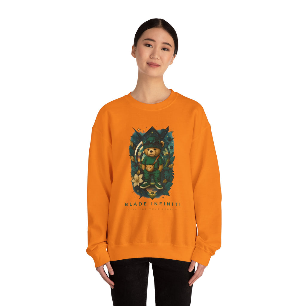 Galactic Teddy Bear V1 Unisex Crewneck Sweater