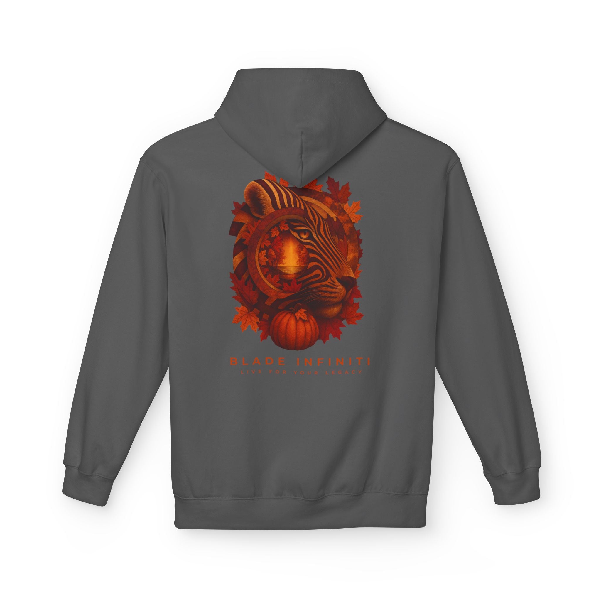Safari Bloom Tiger Fall Hoodie