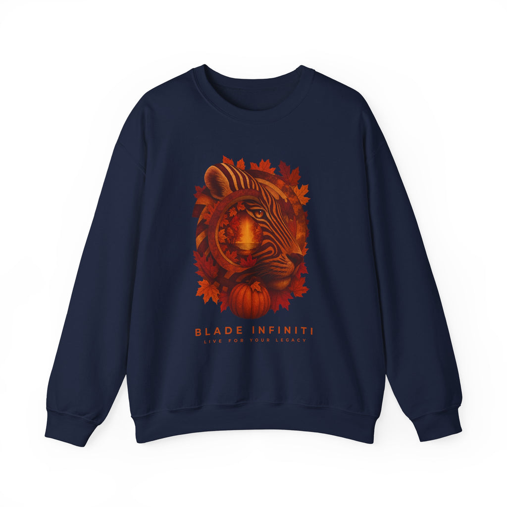 Fall Tiger V1 Unisex Crewneck Sweater