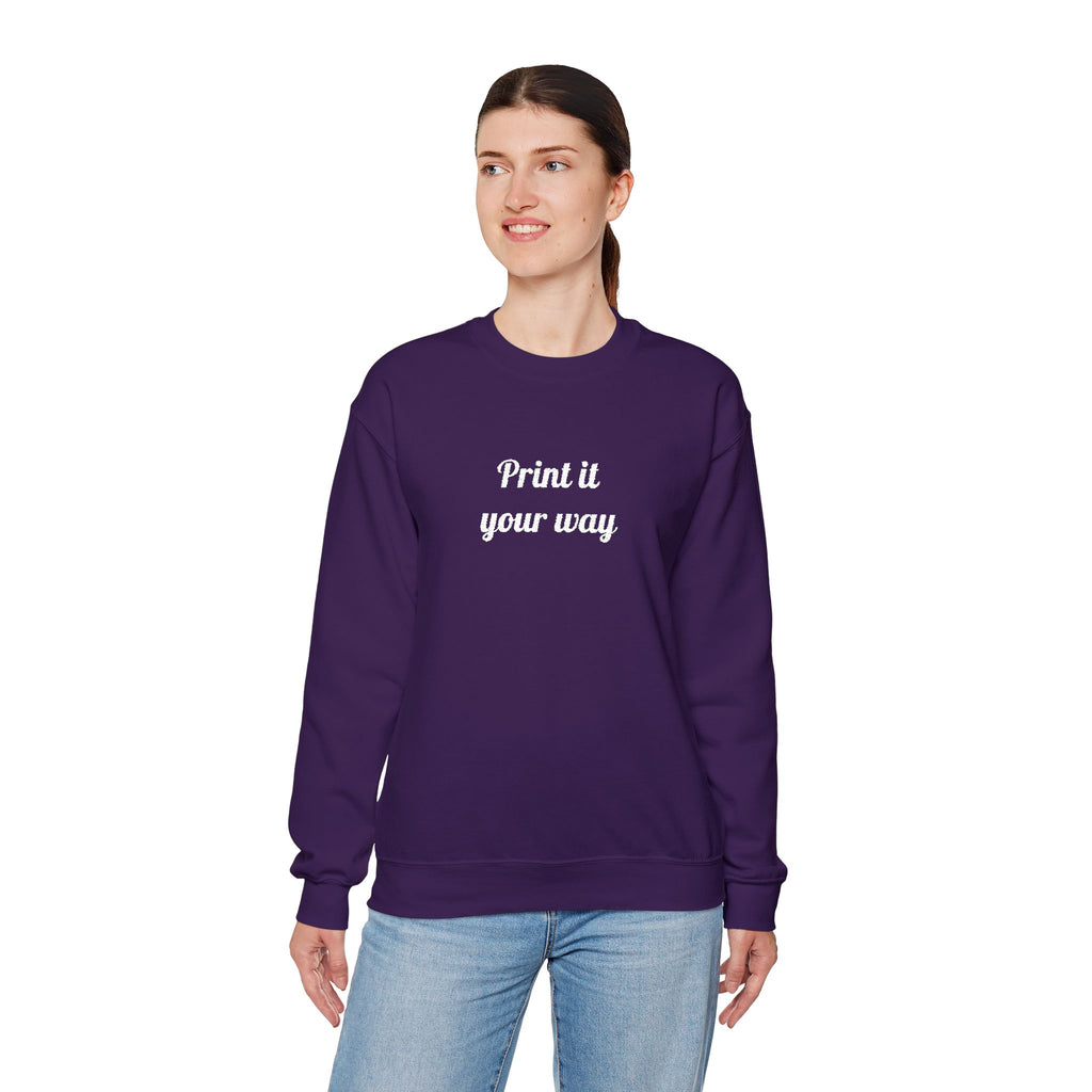 Embroidery Personalization - Unisex Crewneck Sweater (Make It Yours)