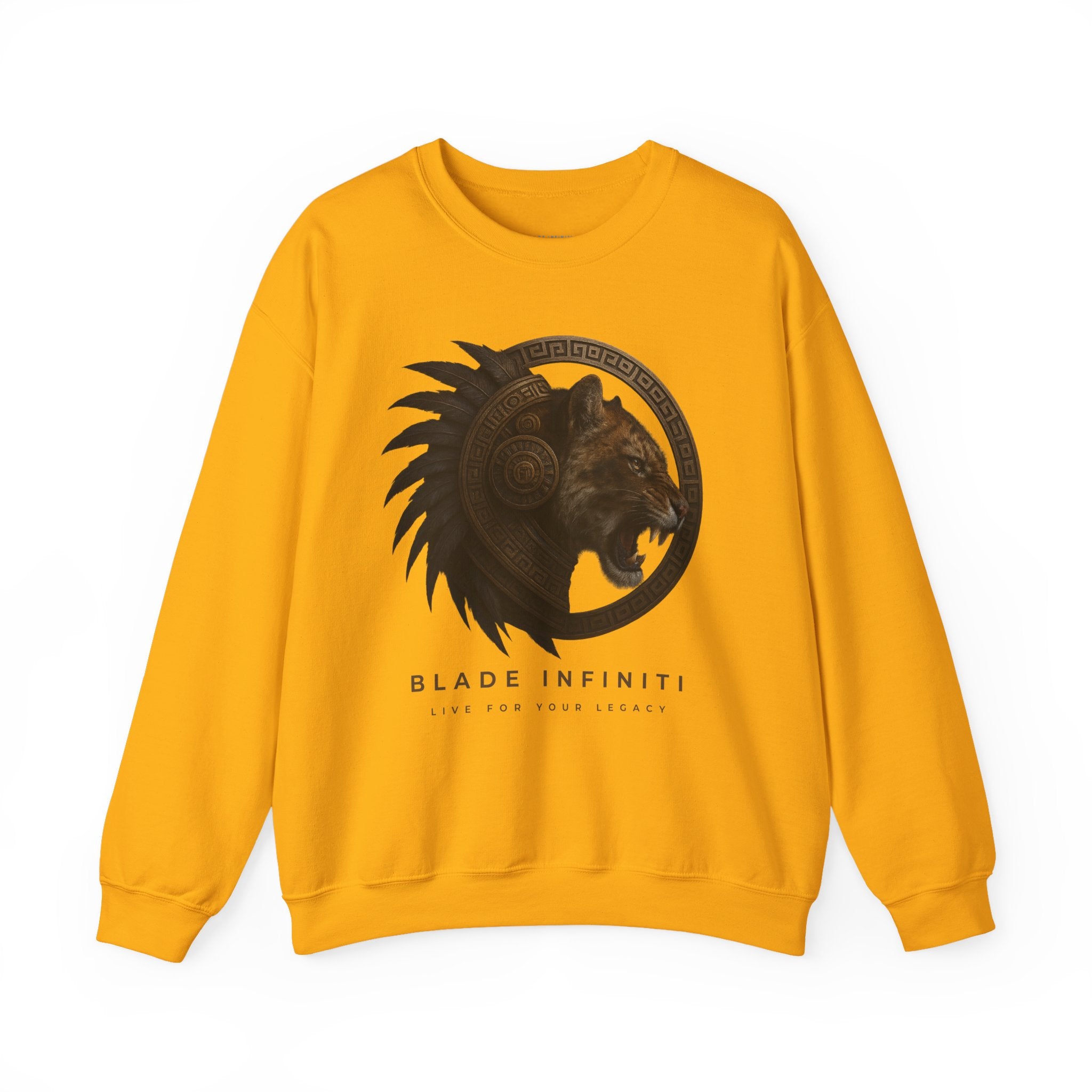 Aztec Tiger Unisex Crewneck Sweater