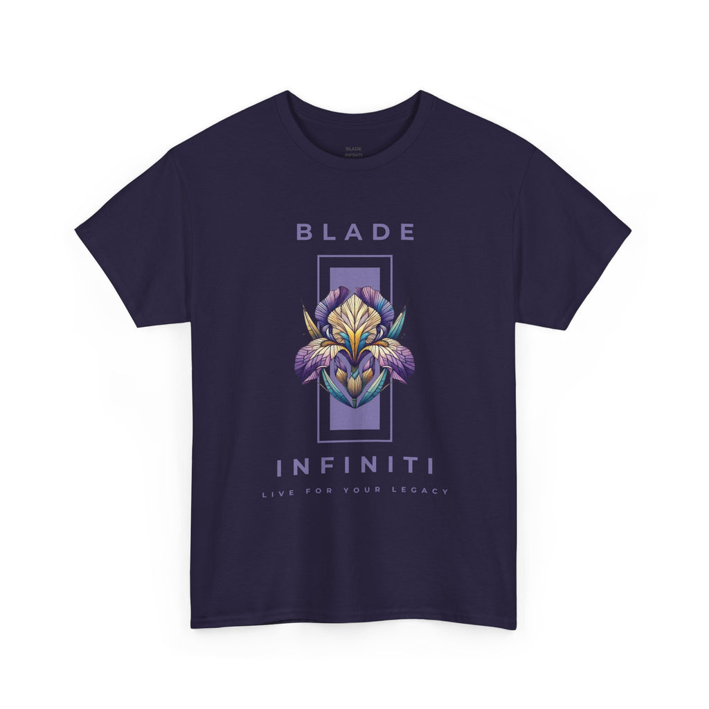 Essence of Infiniti Purple/Teal/Yellow Floral T-Shirt