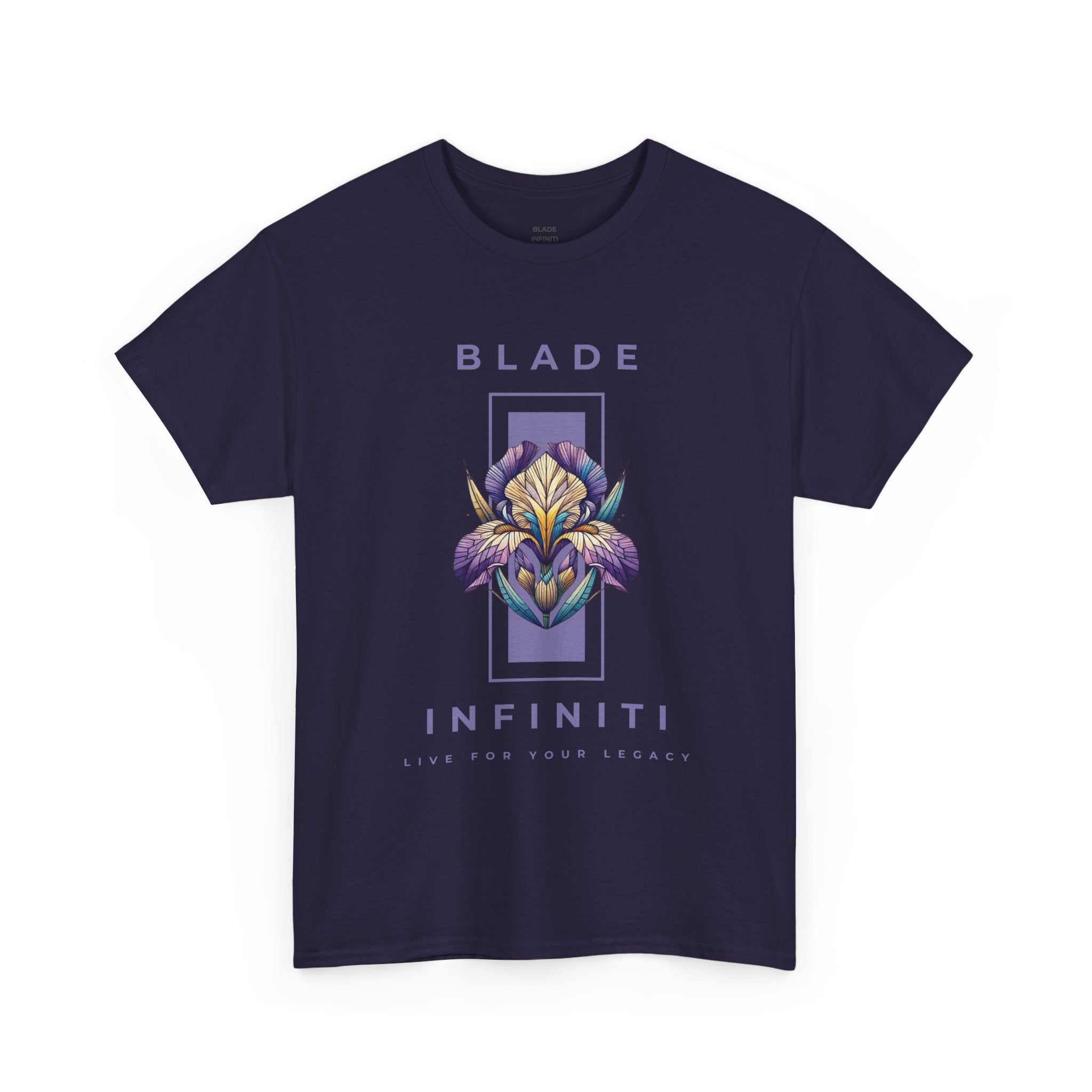Essence of Infiniti Purple/Teal/Yellow Floral T-Shirt