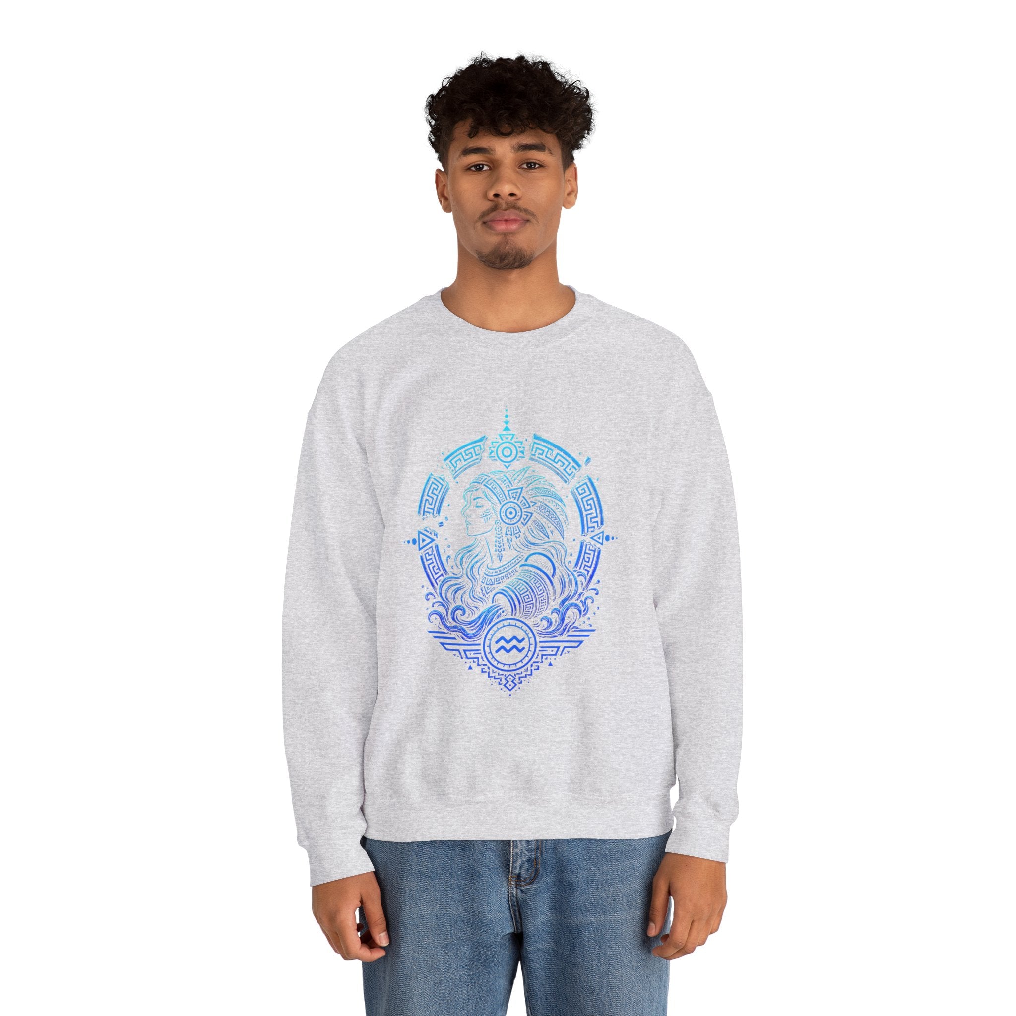 Aquarius Zodiac Version 2 Unisex Sweater